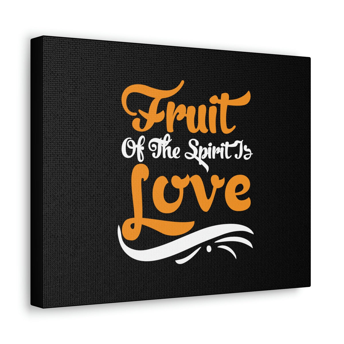 Scripture Walls Fruit Of The Spirit Galatians 5:22 Orange Christian Wall Art Bible Verse Print Ready to Hang Unframed-Express Your Love Gifts