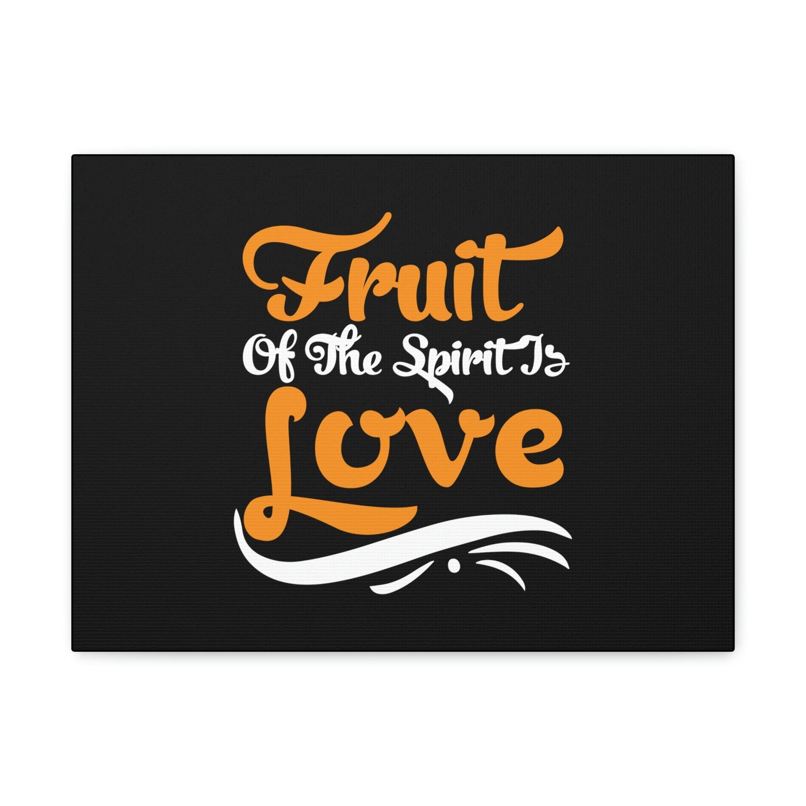 Scripture Walls Fruit Of The Spirit Galatians 5:22 Orange Christian Wall Art Bible Verse Print Ready to Hang Unframed-Express Your Love Gifts