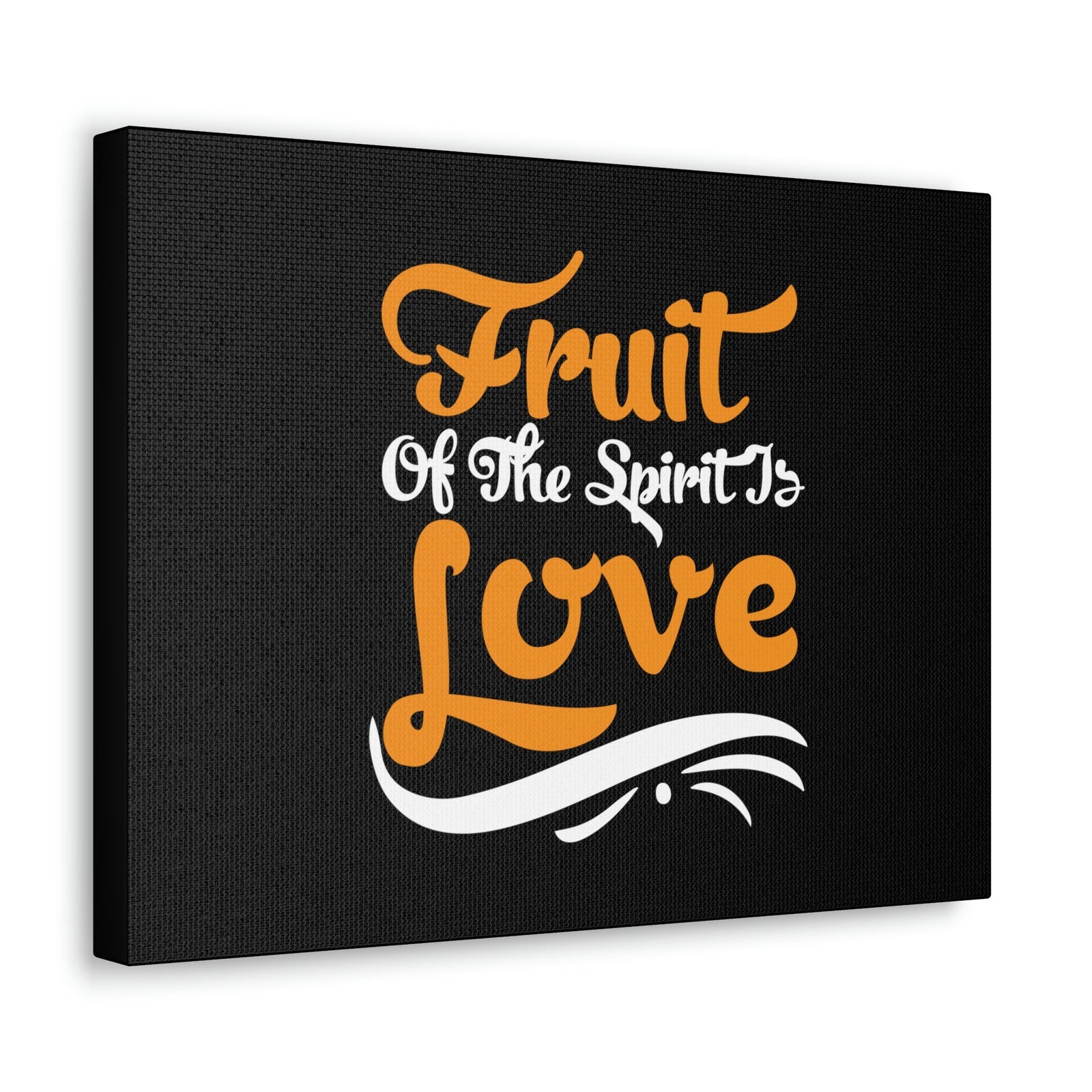 Scripture Walls Fruit Of The Spirit Galatians 5:22 Orange Christian Wall Art Bible Verse Print Ready to Hang Unframed-Express Your Love Gifts