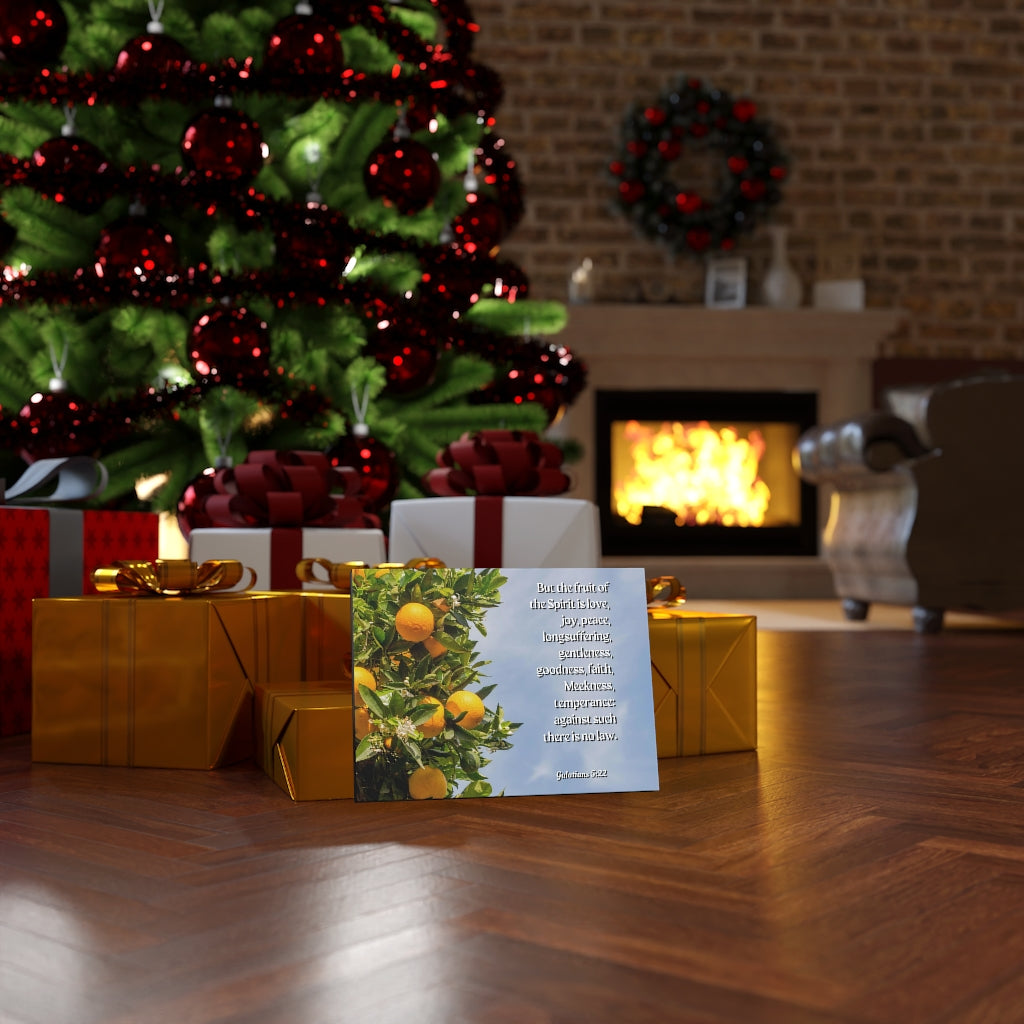 Scripture Walls Fruit Of The Spirit Is Love Galatians 5:22 Bible Verse Canvas Christian Wall Art Ready to Hang Unframed-Express Your Love Gifts