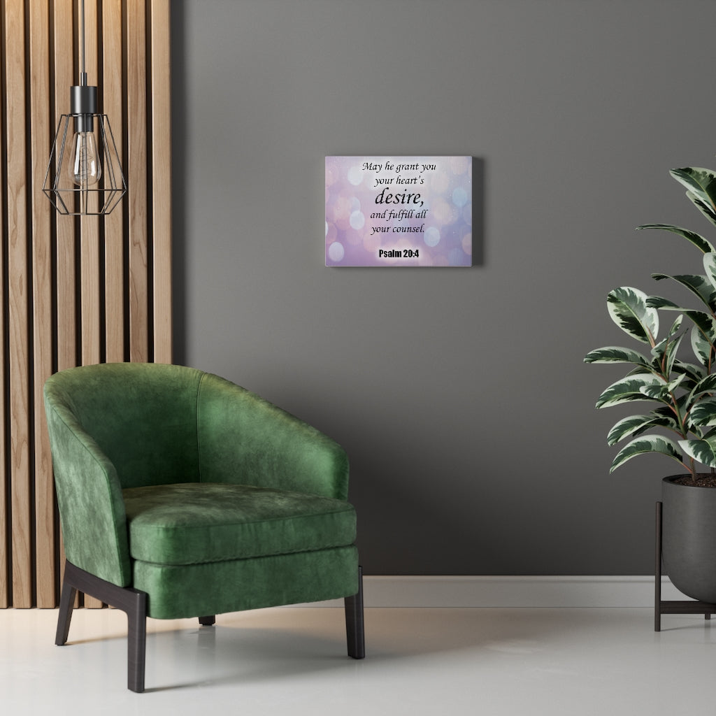 Scripture Walls Fulfill All Your Counsel Psalm 20:4 Christian Home Decor Bible Art Unframed-Express Your Love Gifts