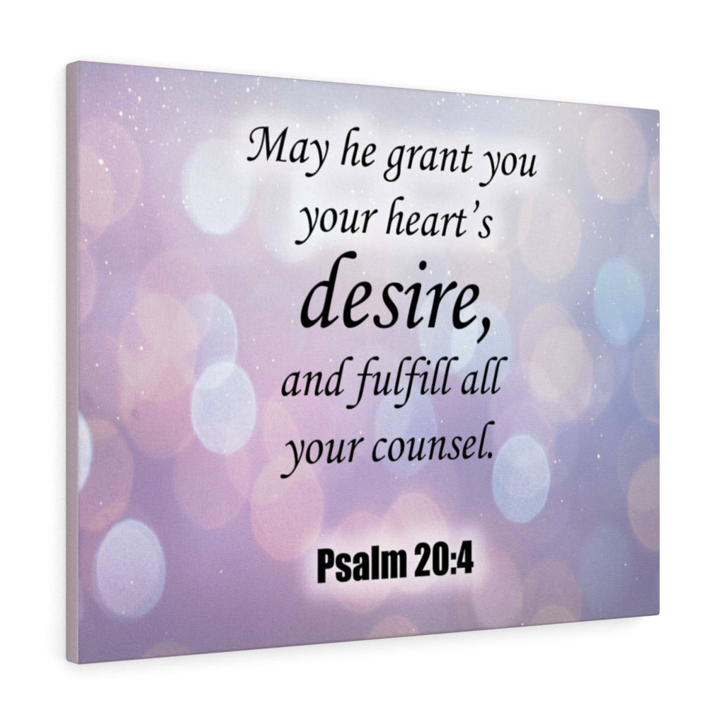 Scripture Walls Fulfill All Your Counsel Psalm 20:4 Christian Home Decor Bible Art Unframed-Express Your Love Gifts