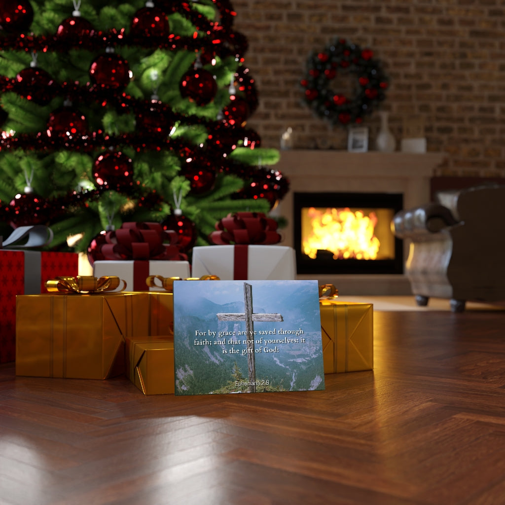 Scripture Walls Gift Of God Ephesians 2:8 Bible Verse Canvas Christian Wall Art Ready to Hang Unframed-Express Your Love Gifts