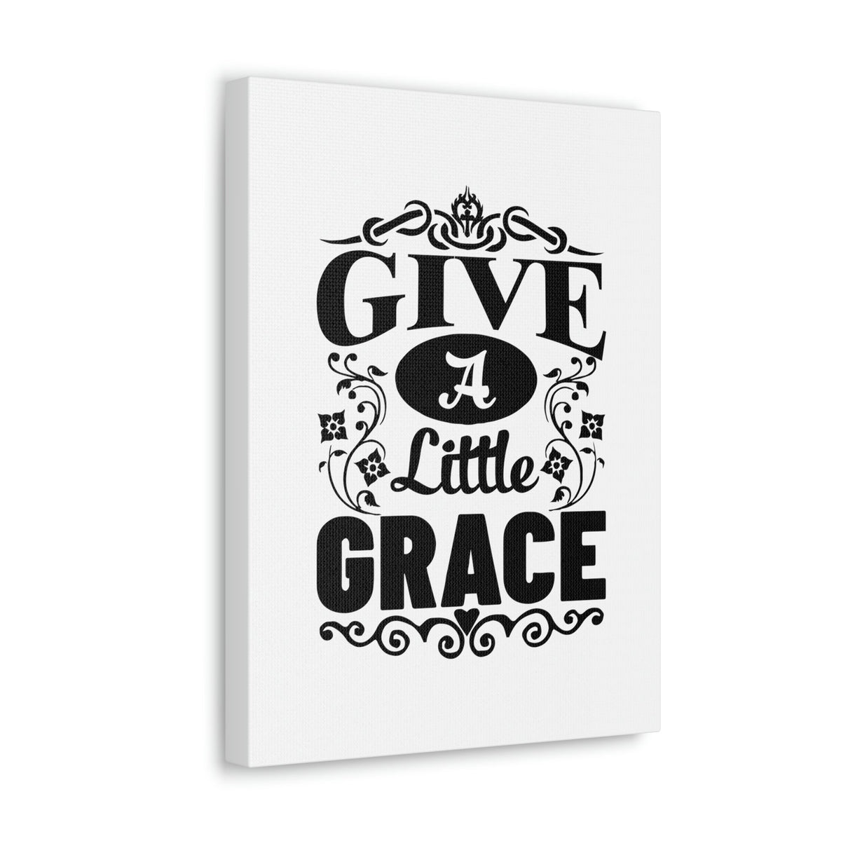 Scripture Walls Give A Little Grace Hebrews 4:16 Fancy Christian Wall Art Bible Verse Print Ready to Hang Unframed-Express Your Love Gifts