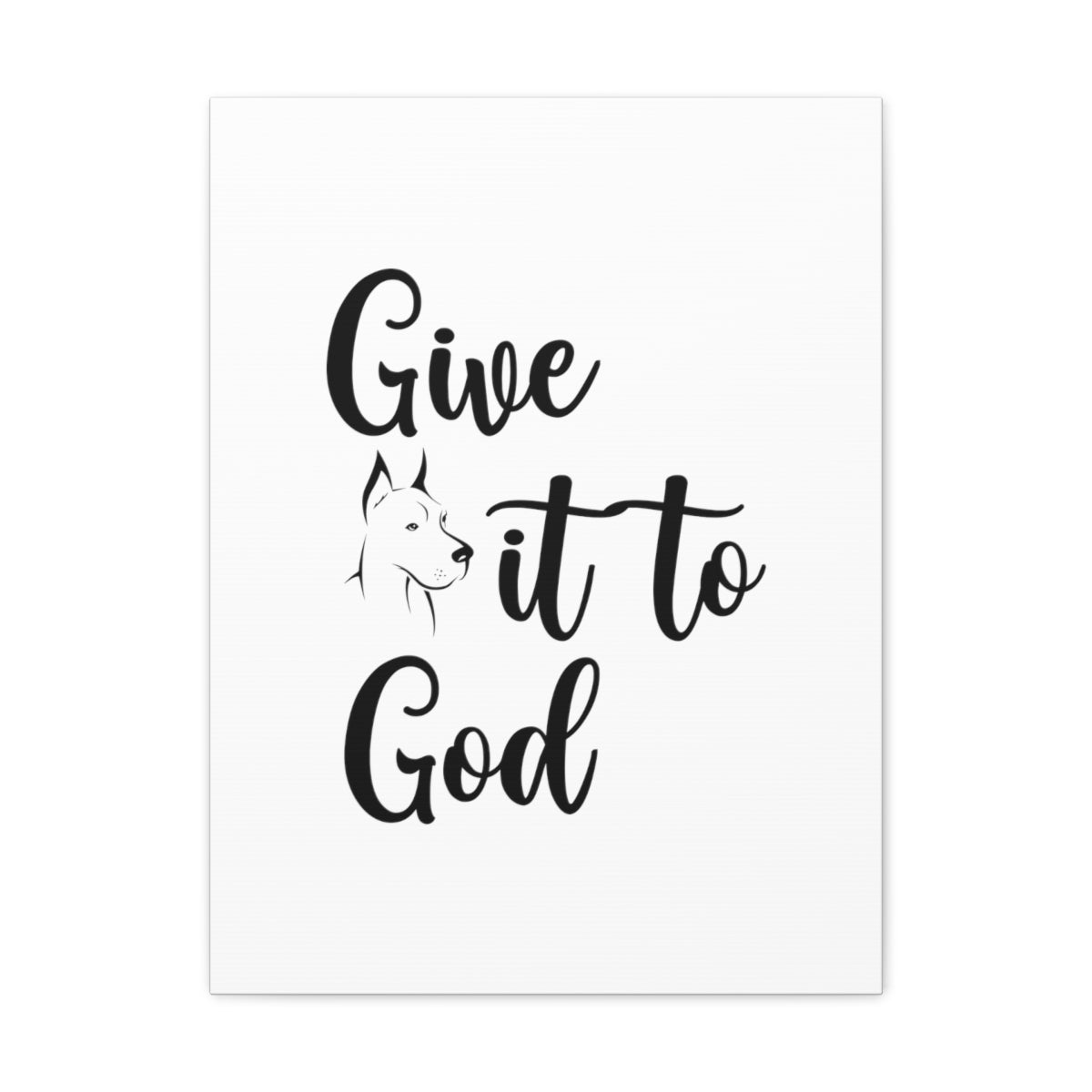 Scripture Walls Give It To God Philippians 4:6 Christian Wall Art Bible Verse Print Ready to Hang Unframed-Express Your Love Gifts