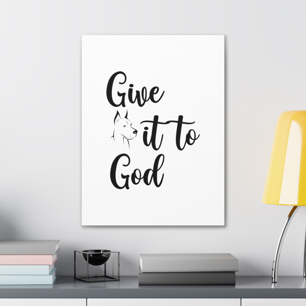 Scripture Walls Give It To God Philippians 4:6 Christian Wall Art Bible Verse Print Ready to Hang Unframed-Express Your Love Gifts