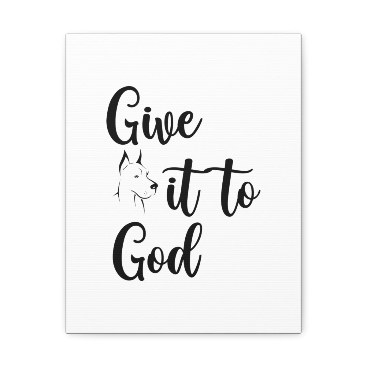 Scripture Walls Give It To God Philippians 4:6 Christian Wall Art Bible Verse Print Ready to Hang Unframed-Express Your Love Gifts