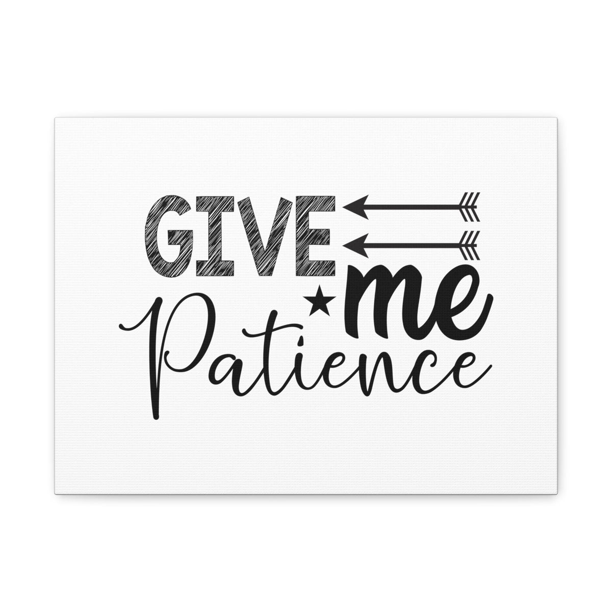Scripture Walls Give Me Patience Proverbs 15:18 Christian Wall Art Bible Verse Print Ready to Hang Unframed-Express Your Love Gifts