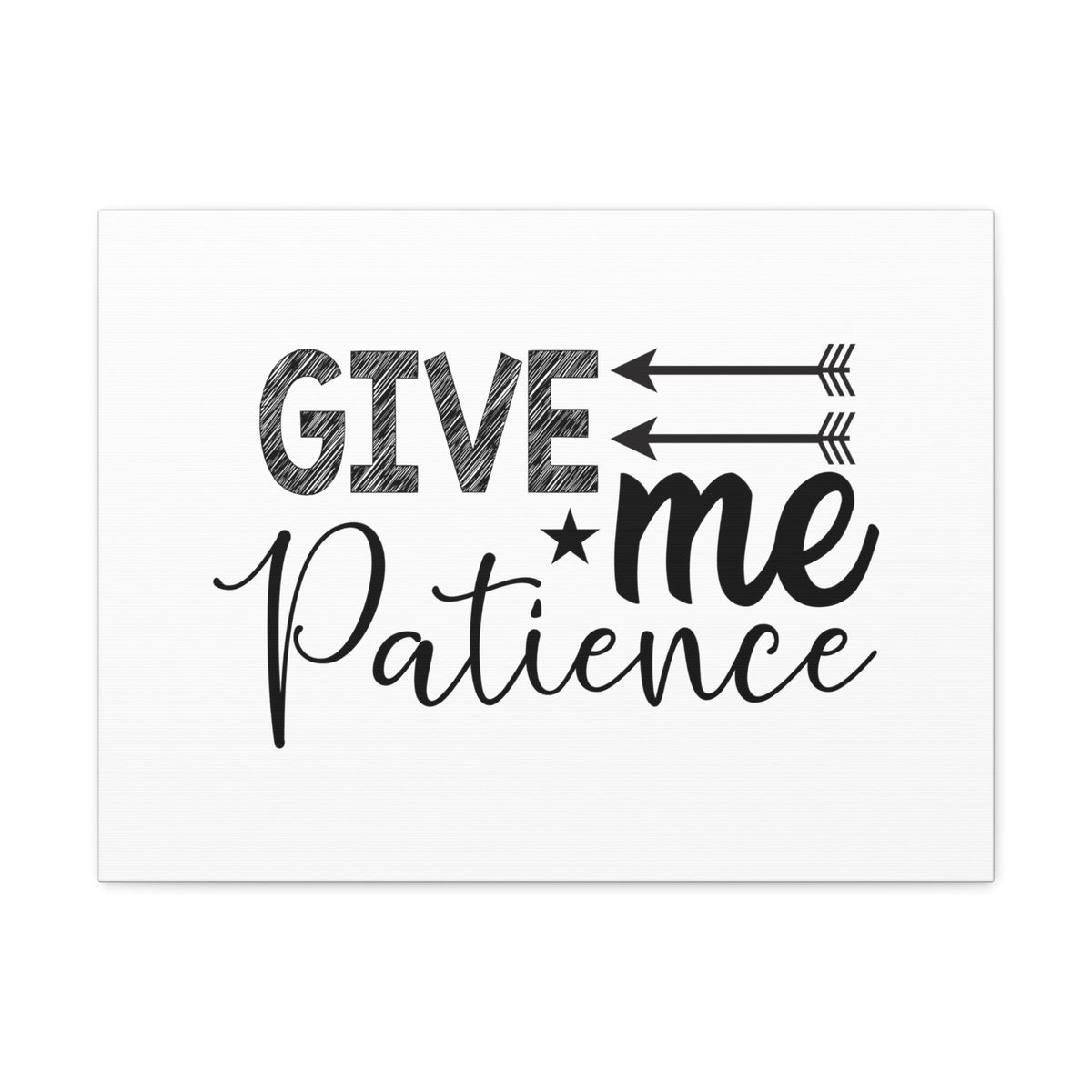 Scripture Walls Give Me Patience Proverbs 15:18 Christian Wall Art Bible Verse Print Ready to Hang Unframed-Express Your Love Gifts