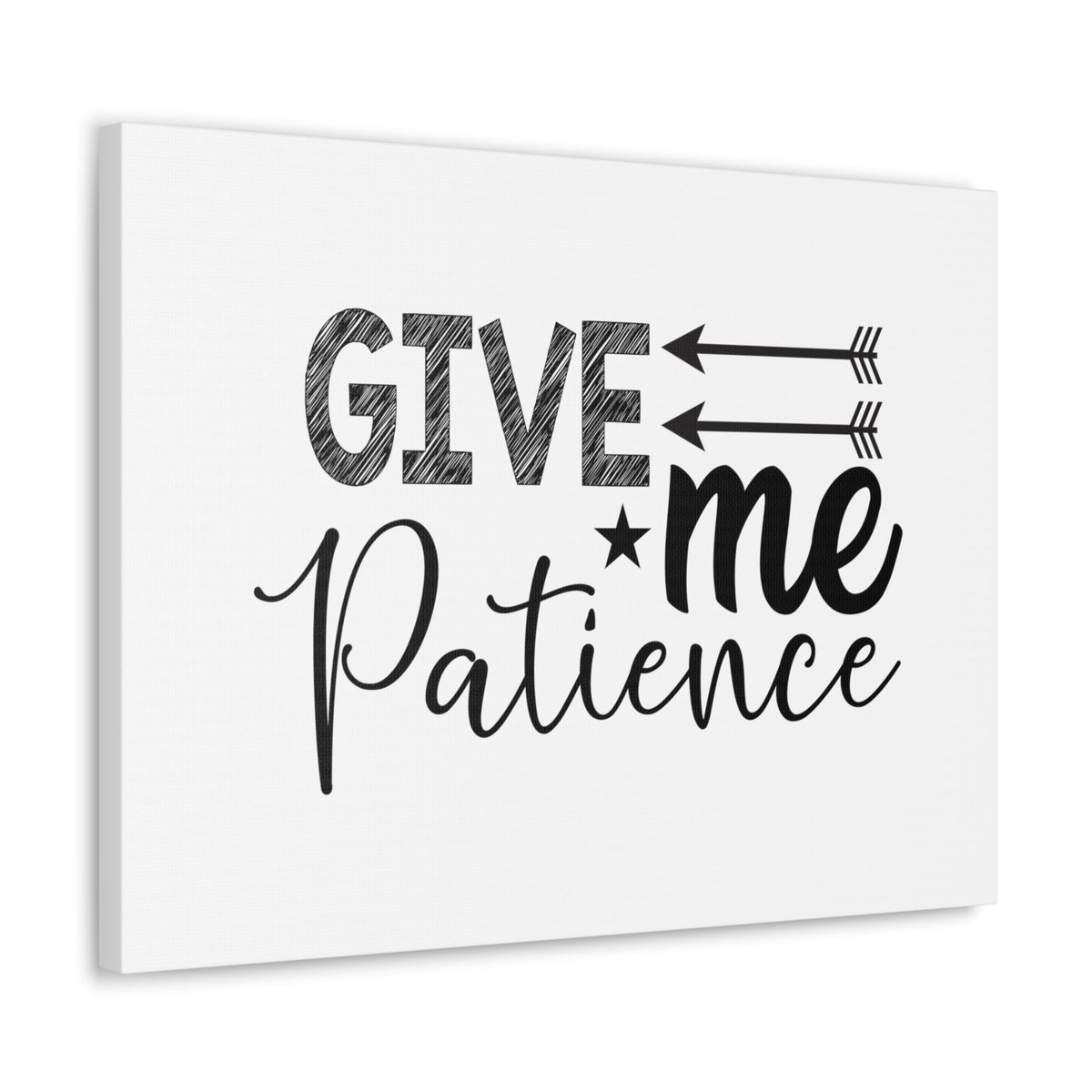 Scripture Walls Give Me Patience Proverbs 15:18 Christian Wall Art Bible Verse Print Ready to Hang Unframed-Express Your Love Gifts