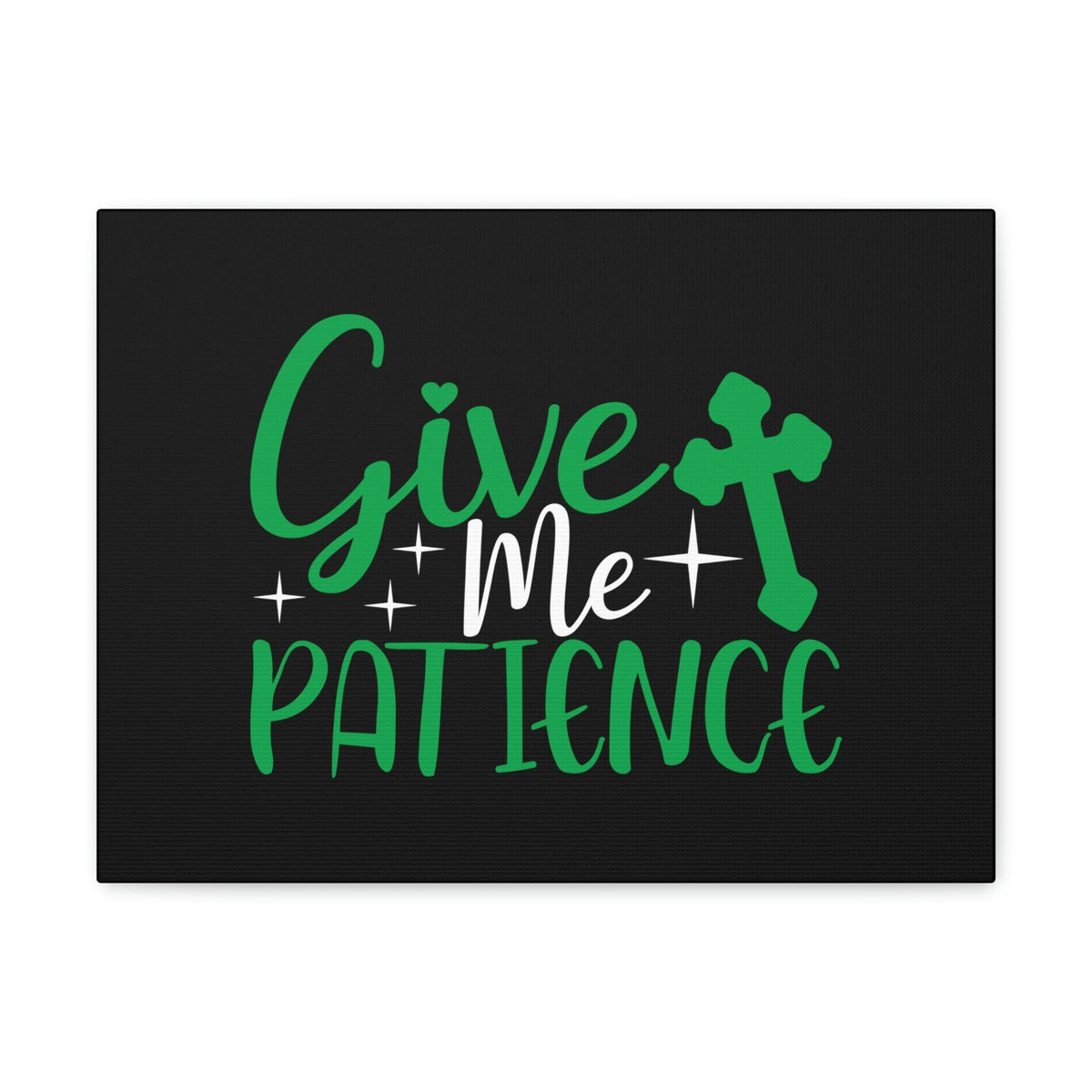 Scripture Walls Give Me Patience Romans 12:12 Christian Wall Art Bible Verse Print Ready to Hang Unframed-Express Your Love Gifts