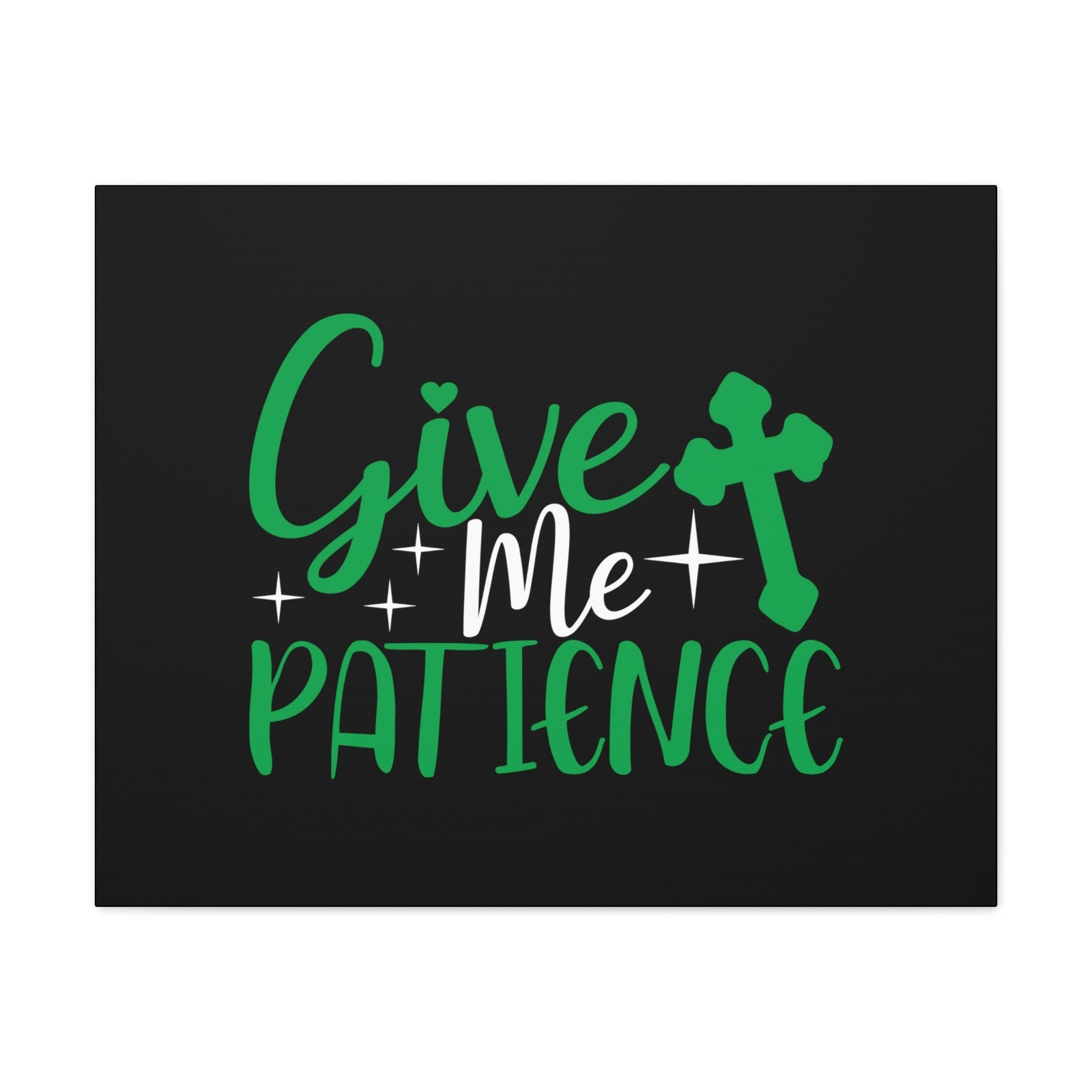 Scripture Walls Give Me Patience Romans 12:12 Christian Wall Art Bible Verse Print Ready to Hang Unframed-Express Your Love Gifts