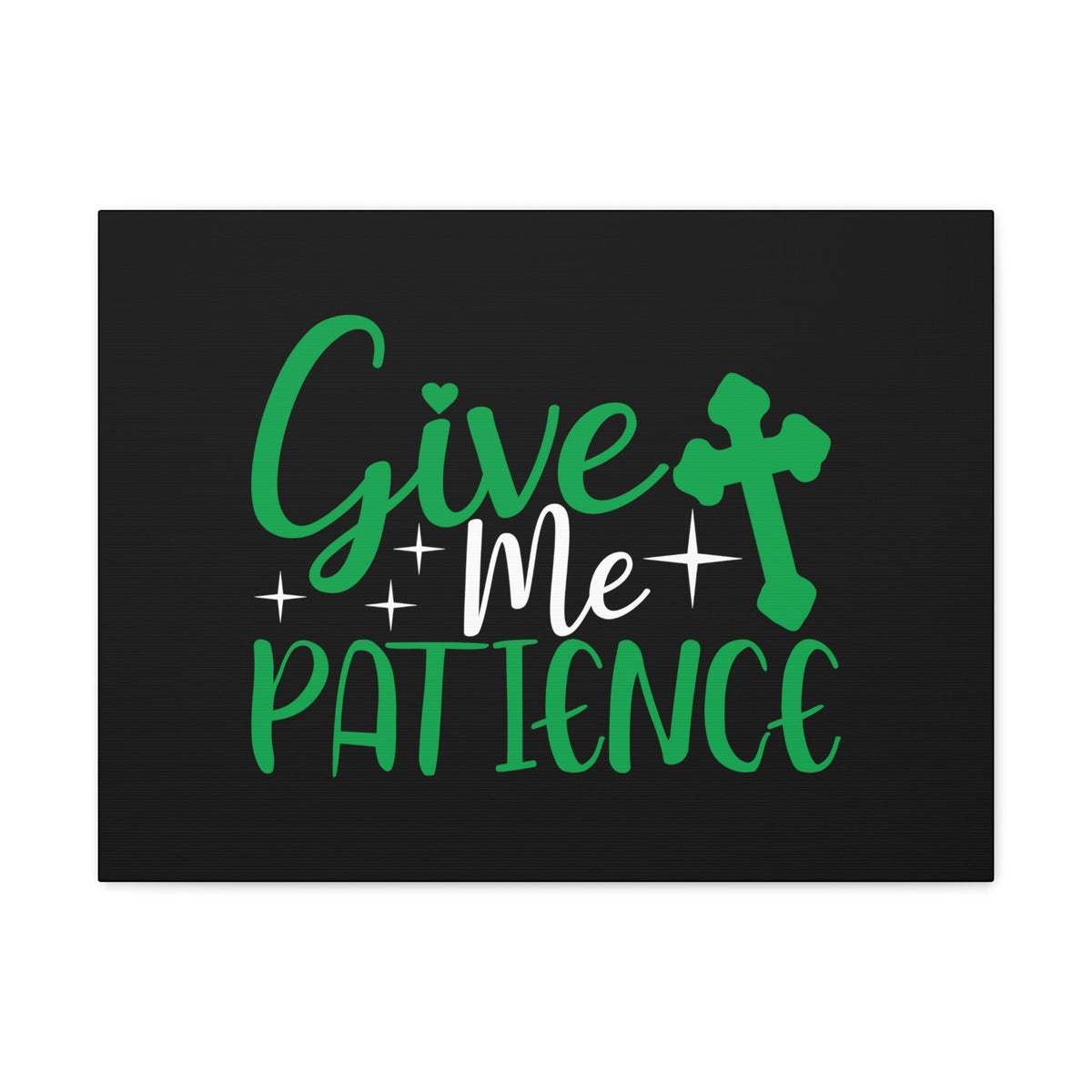 Scripture Walls Give Me Patience Romans 12:12 Christian Wall Art Bible Verse Print Ready to Hang Unframed-Express Your Love Gifts