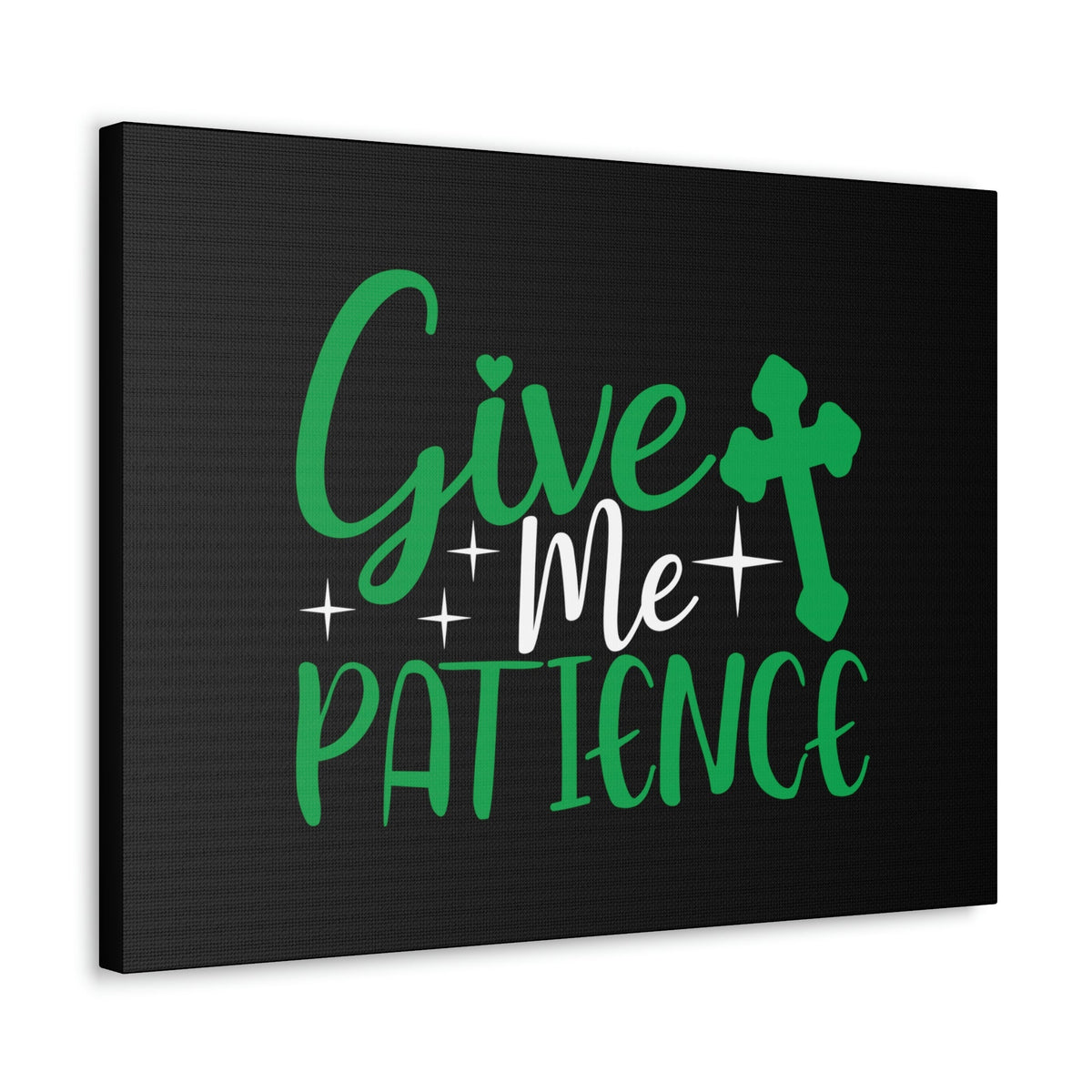 Scripture Walls Give Me Patience Romans 12:12 Christian Wall Art Bible Verse Print Ready to Hang Unframed-Express Your Love Gifts