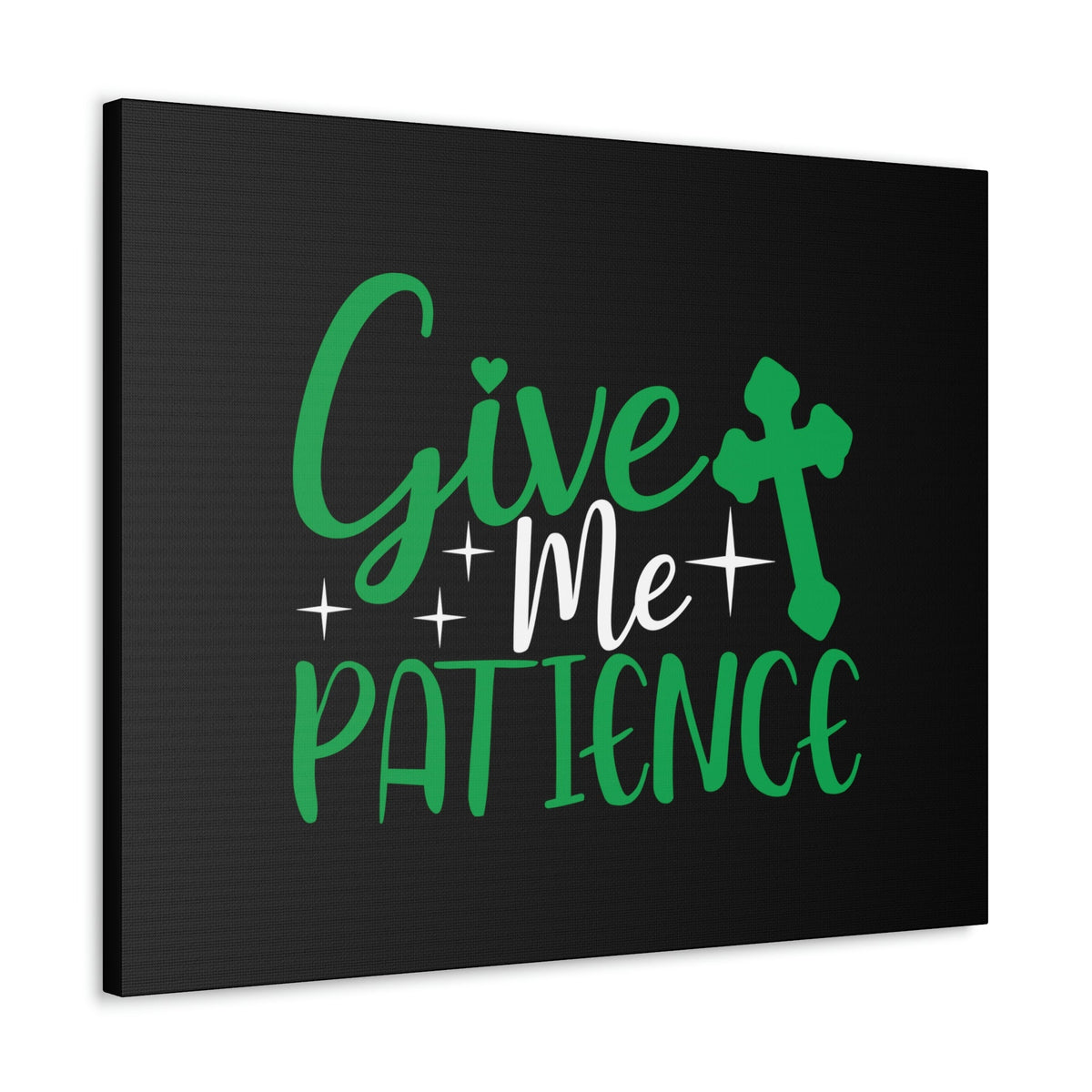 Scripture Walls Give Me Patience Romans 12:12 Christian Wall Art Bible Verse Print Ready to Hang Unframed-Express Your Love Gifts