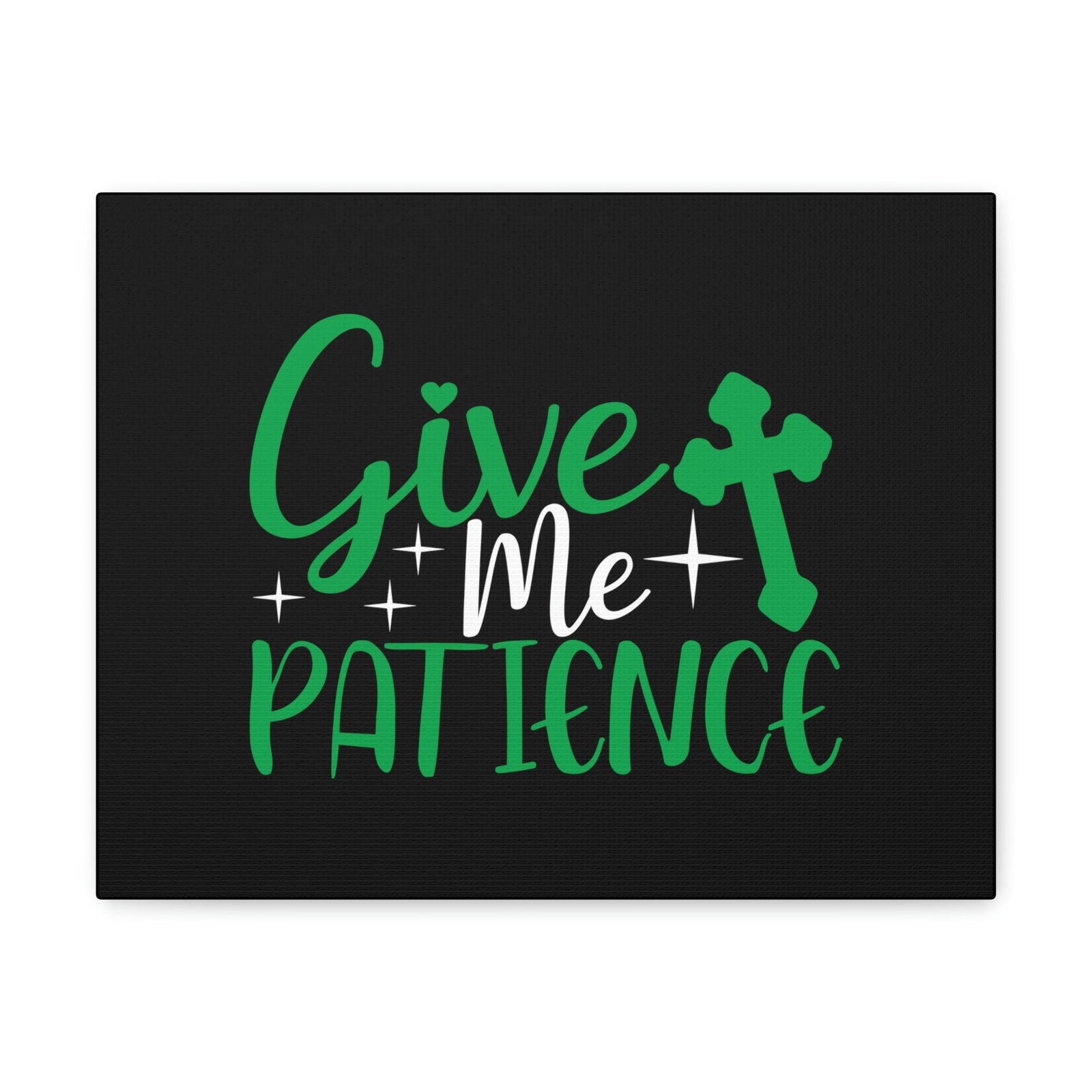 Scripture Walls Give Me Patience Romans 12:12 Christian Wall Art Bible Verse Print Ready to Hang Unframed-Express Your Love Gifts