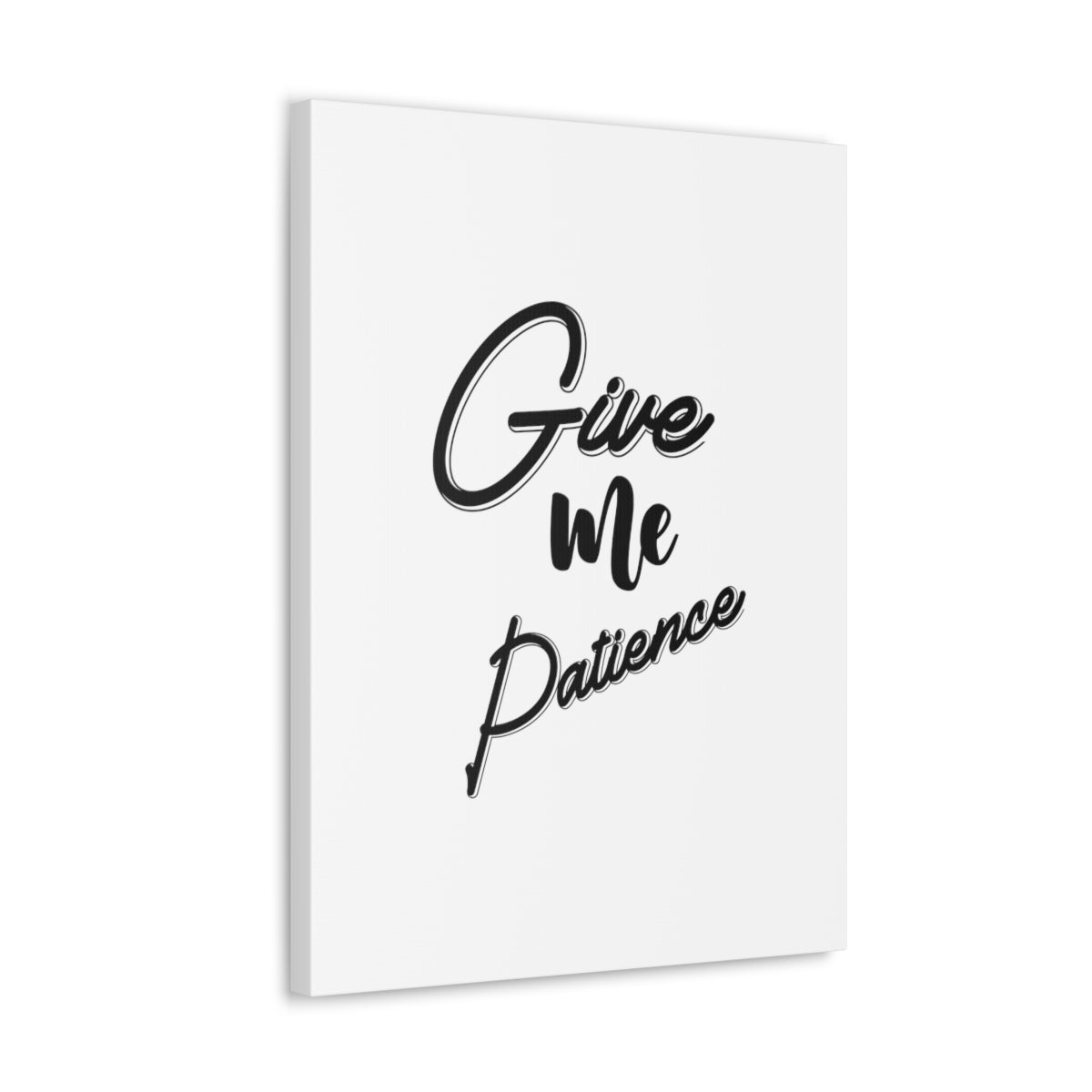 Scripture Walls Give Me Patience ROMANS 15:1 Christian Wall Art Bible Verse Print Ready to Hang Unframed-Express Your Love Gifts