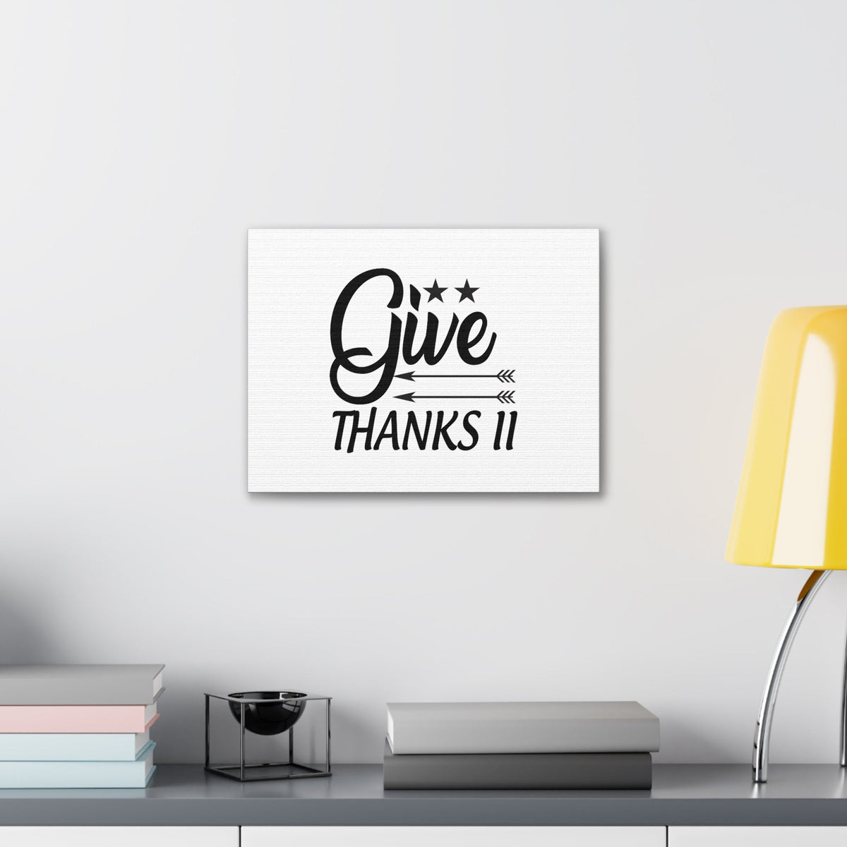 Scripture Walls Give Thanks 1 Thessalonians 5:16 Christian Wall Art Bible Verse Print Ready to Hang Unframed-Express Your Love Gifts