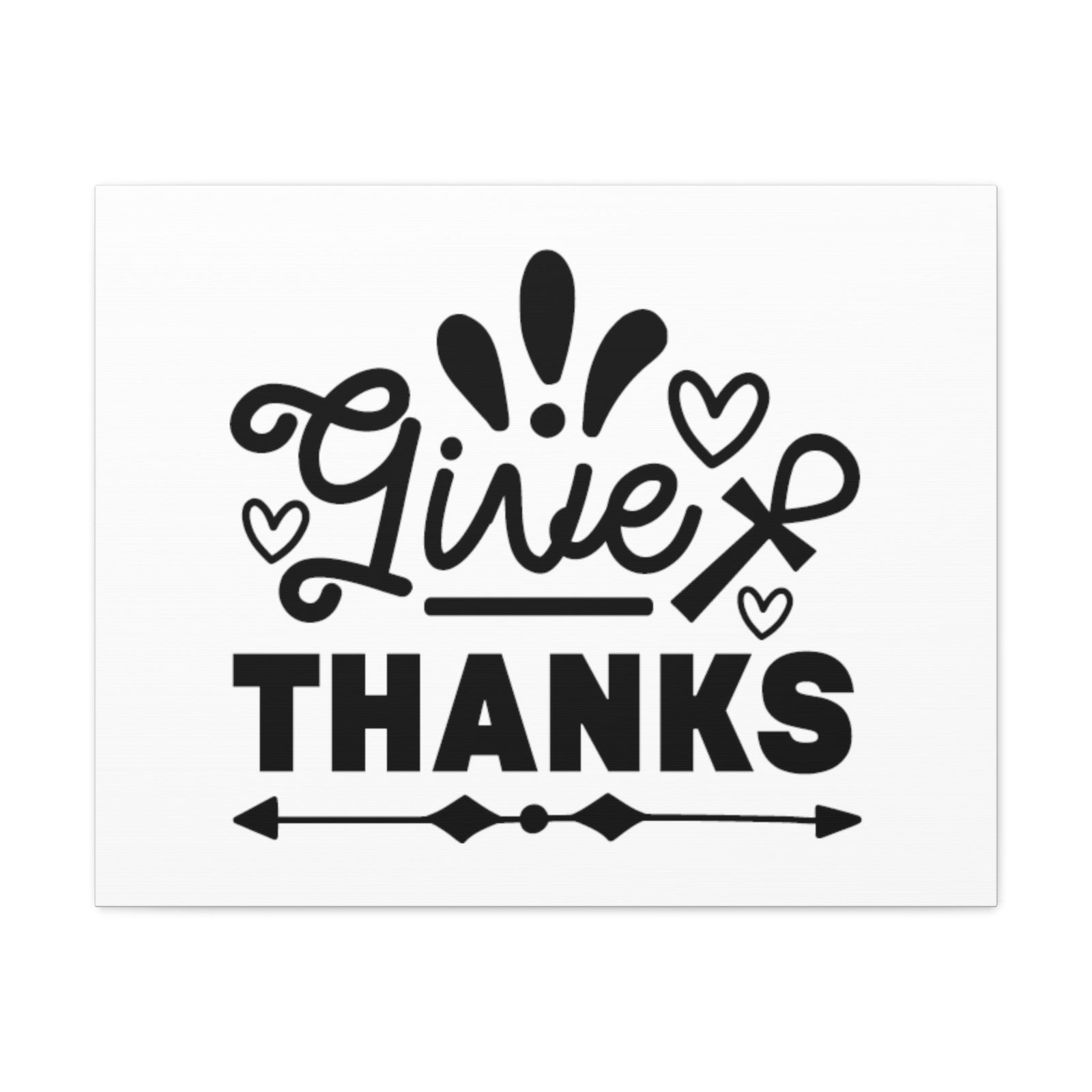 Scripture Walls Give Thanks Colossians 3:17 Hearts Christian Wall Art Bible Verse Print Ready to Hang Unframed-Express Your Love Gifts