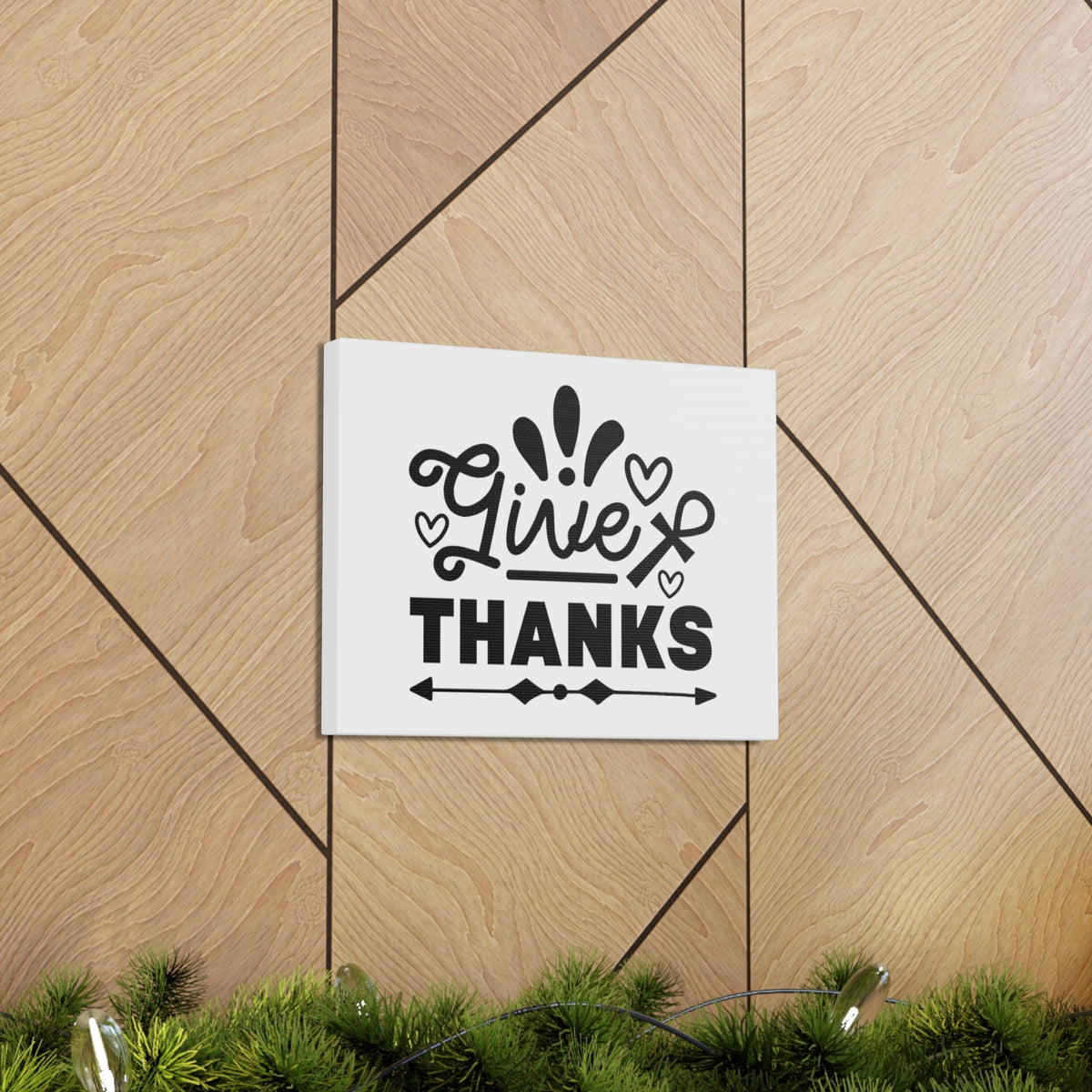 Scripture Walls Give Thanks Colossians 3:17 Hearts Christian Wall Art Bible Verse Print Ready to Hang Unframed-Express Your Love Gifts
