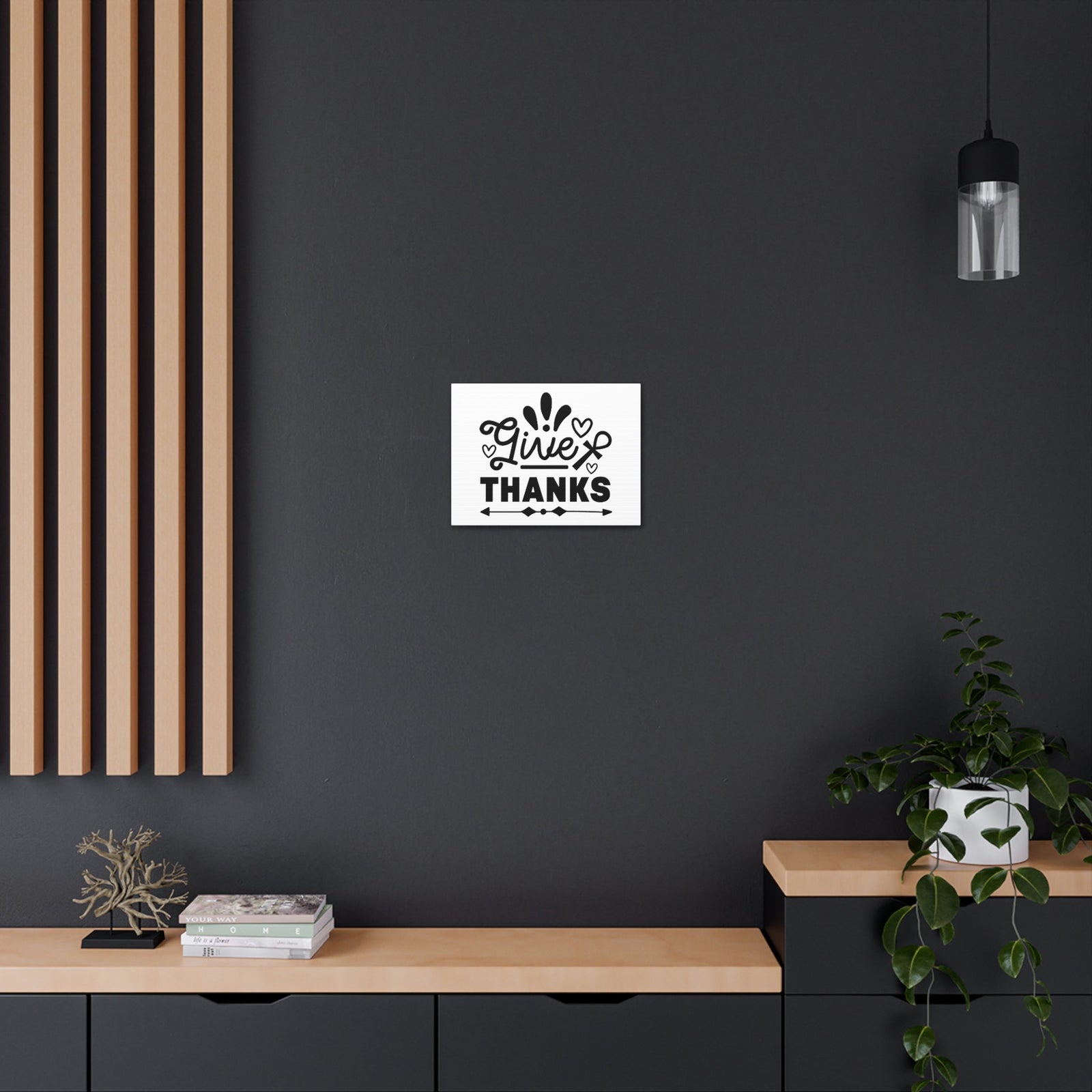 Scripture Walls Give Thanks Colossians 3:17 Hearts Christian Wall Art Bible Verse Print Ready to Hang Unframed-Express Your Love Gifts