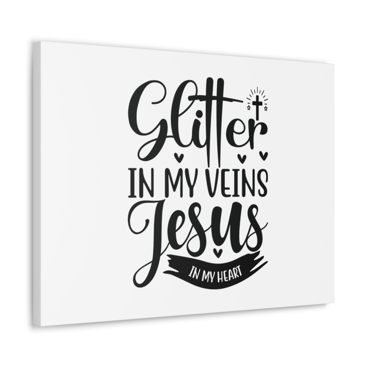 Scripture Walls Glitter In My Veins Ephesians 3:17 Christian Wall Art Bible Verse Print Ready to Hang Unframed-Express Your Love Gifts