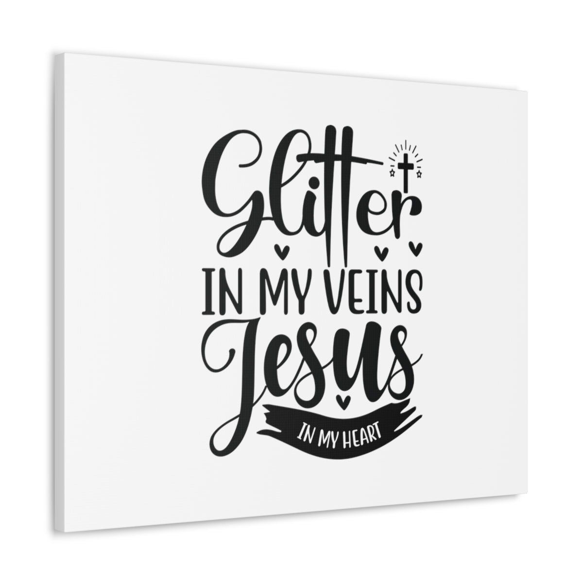 Scripture Walls Glitter In My Veins Ephesians 3:17 Christian Wall Art Bible Verse Print Ready to Hang Unframed-Express Your Love Gifts