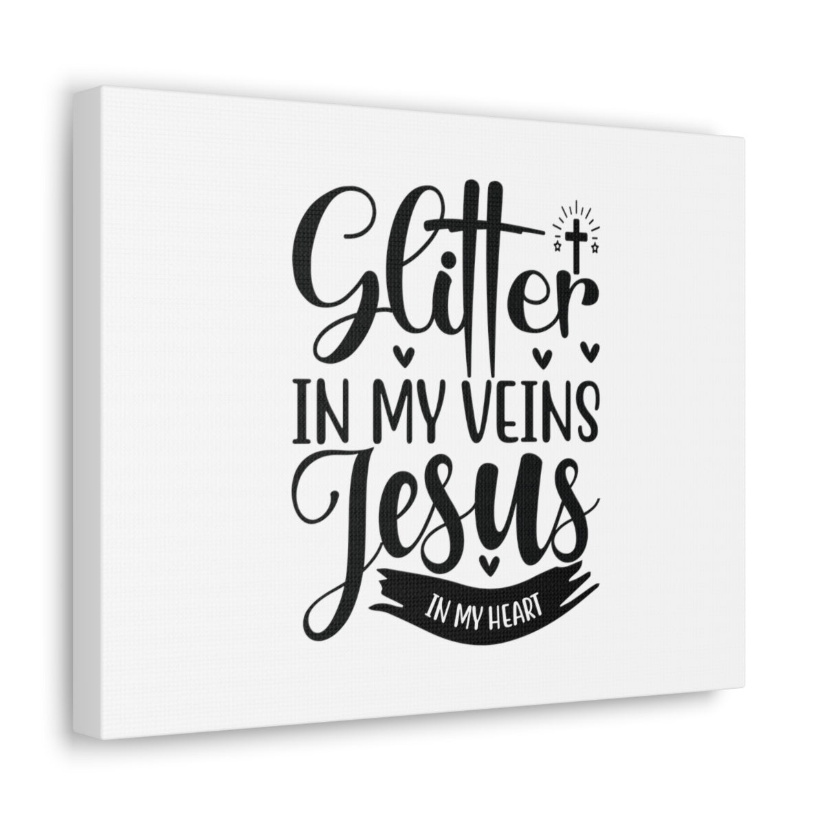 Scripture Walls Glitter In My Veins Ephesians 3:17 Christian Wall Art Bible Verse Print Ready to Hang Unframed-Express Your Love Gifts