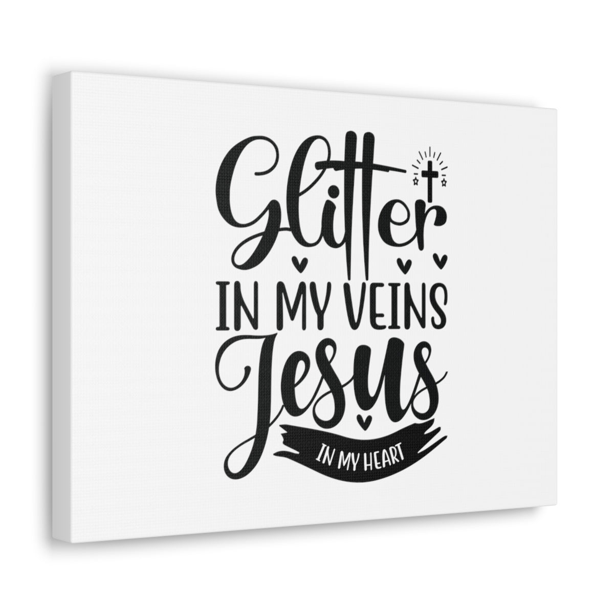 Scripture Walls Glitter In My Veins Ephesians 3:17 Christian Wall Art Bible Verse Print Ready to Hang Unframed-Express Your Love Gifts