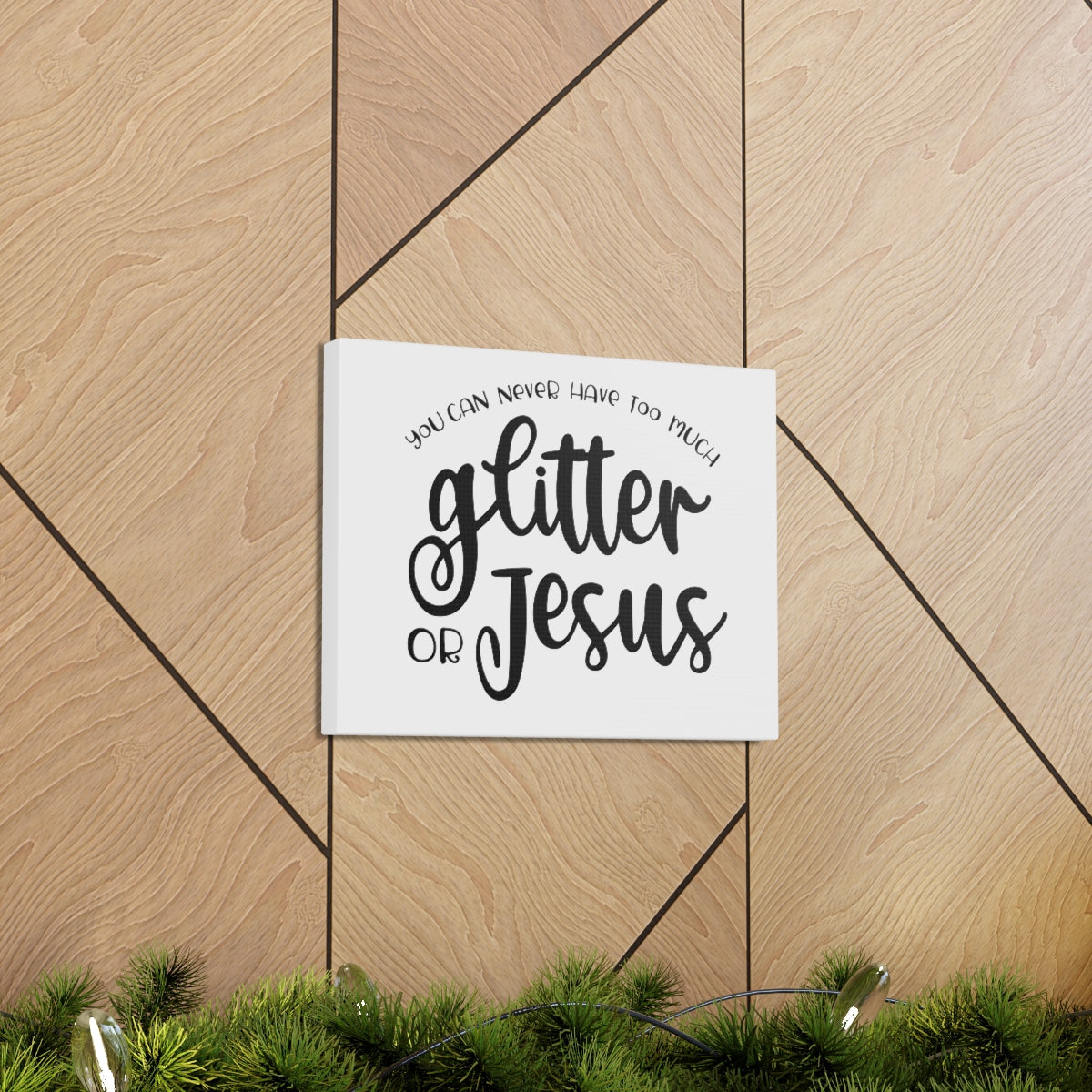 Scripture Walls Glitter Or Jesus Acts 20:35 Christian Wall Art Print Ready to Hang Unframed-Express Your Love Gifts