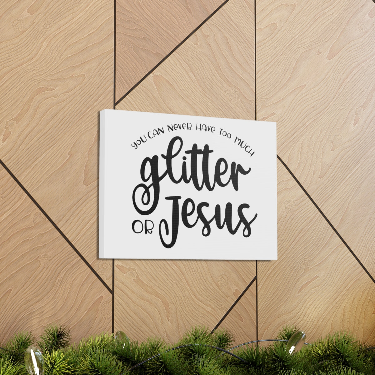 Scripture Walls Glitter Or Jesus Acts 20:35 Christian Wall Art Print Ready to Hang Unframed-Express Your Love Gifts