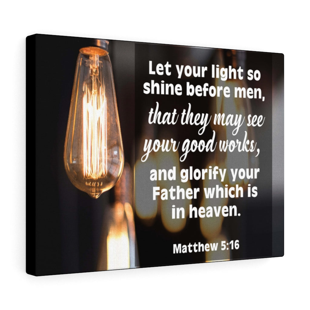 Scripture Walls Glorify Your Father Matthew 5:16 Christian Home Decor Bible Art Unframed-Express Your Love Gifts