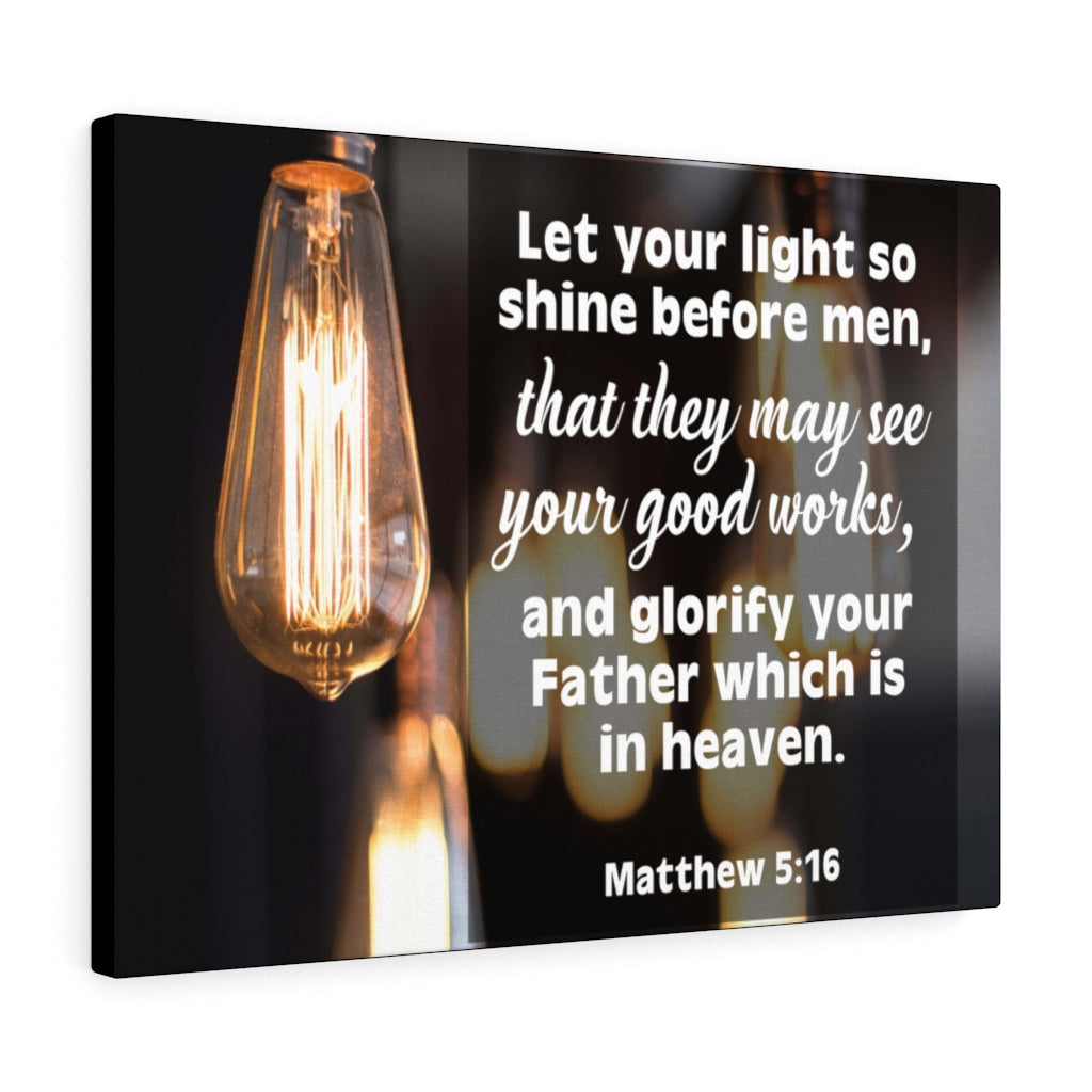 Scripture Walls Glorify Your Father Matthew 5:16 Christian Home Decor Bible Art Unframed-Express Your Love Gifts