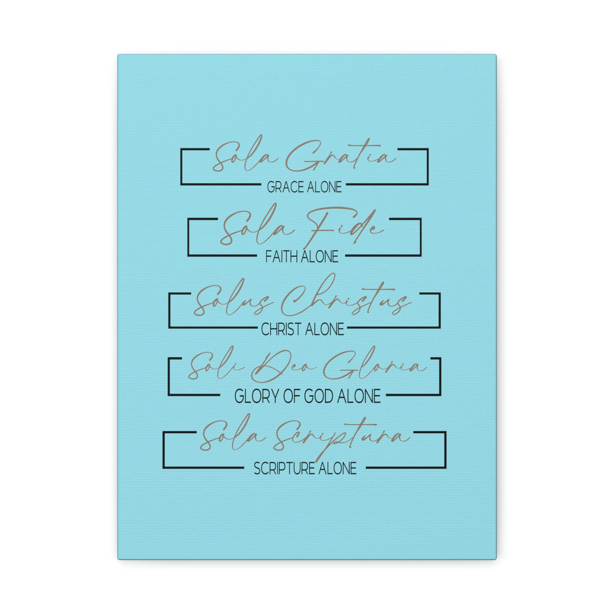 Scripture Walls Glory Of God Alone Hebrews 1:3 Light Blue Bible Verse Canvas Christian Wall Art Ready to Hang Unframed-Express Your Love Gifts