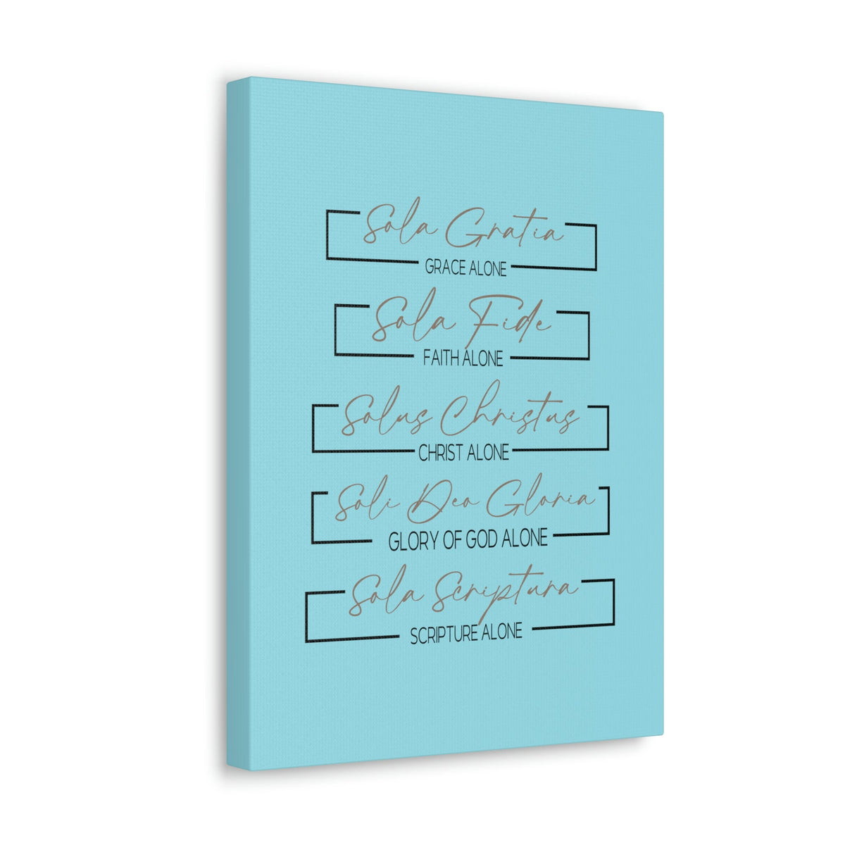 Scripture Walls Glory Of God Alone Hebrews 1:3 Light Blue Bible Verse Canvas Christian Wall Art Ready to Hang Unframed-Express Your Love Gifts