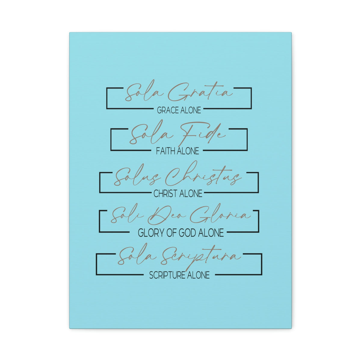 Scripture Walls Glory Of God Alone Hebrews 1:3 Light Blue Bible Verse Canvas Christian Wall Art Ready to Hang Unframed-Express Your Love Gifts