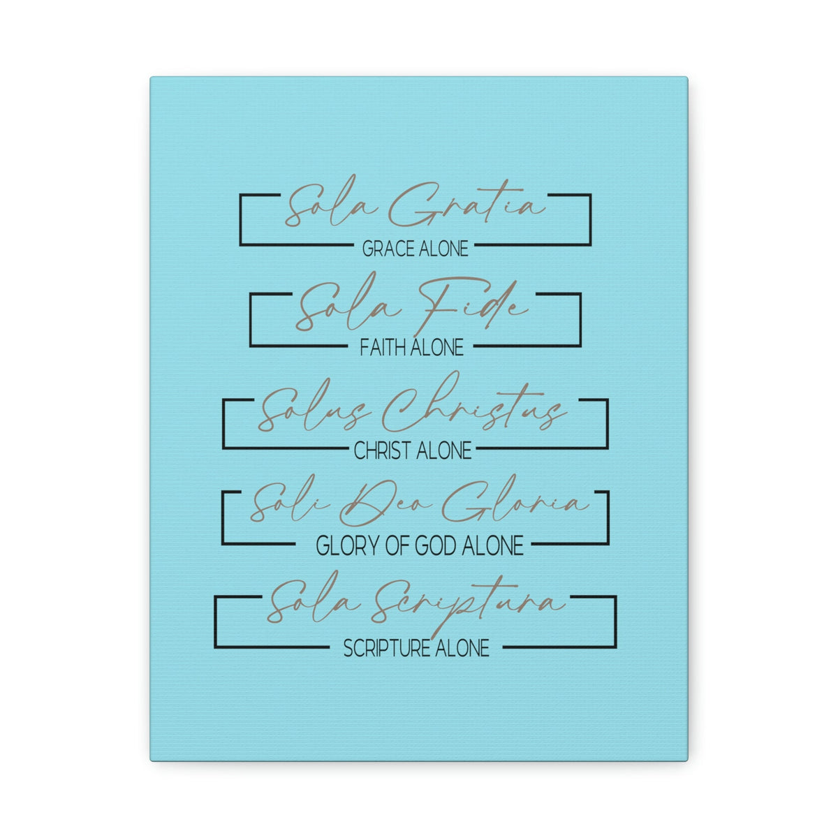 Scripture Walls Glory Of God Alone Hebrews 1:3 Light Blue Bible Verse Canvas Christian Wall Art Ready to Hang Unframed-Express Your Love Gifts