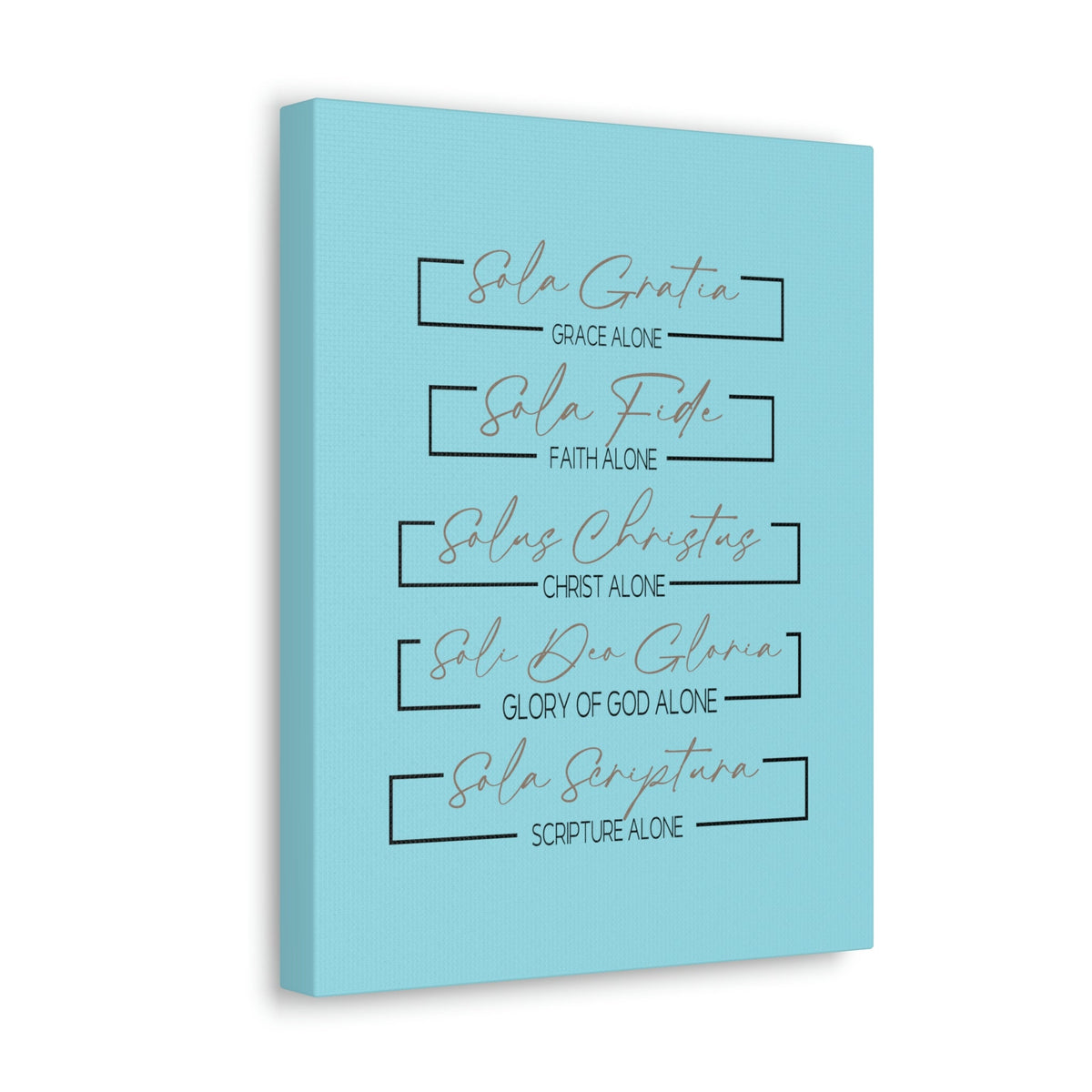 Scripture Walls Glory Of God Alone Hebrews 1:3 Light Blue Bible Verse Canvas Christian Wall Art Ready to Hang Unframed-Express Your Love Gifts