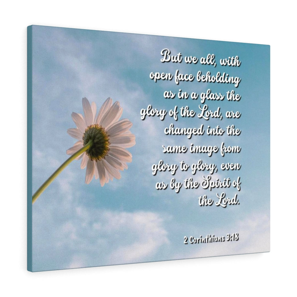 Scripture Walls Glory Of The Lord 2 Corinthians 3:18 Bible Verse Canvas Christian Wall Art Ready to Hang Unframed-Express Your Love Gifts