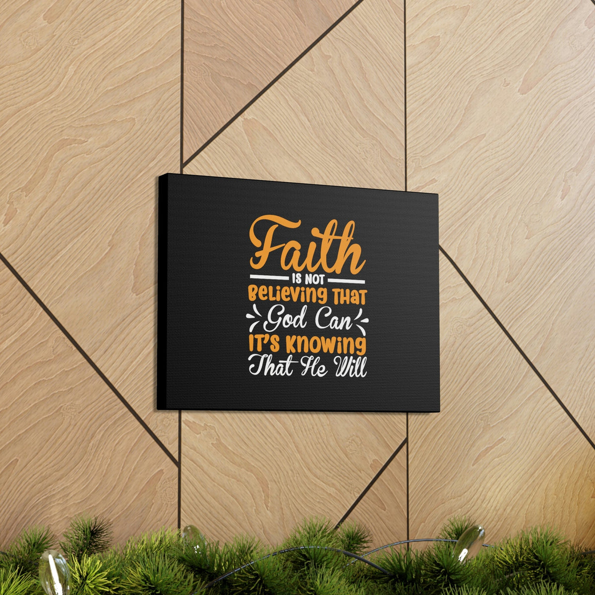 Scripture Walls God Can It's Knowing That He Will Proverbs 3:5-6 Christian Wall Art Bible Verse Print Ready to Hang Unframed-Express Your Love Gifts