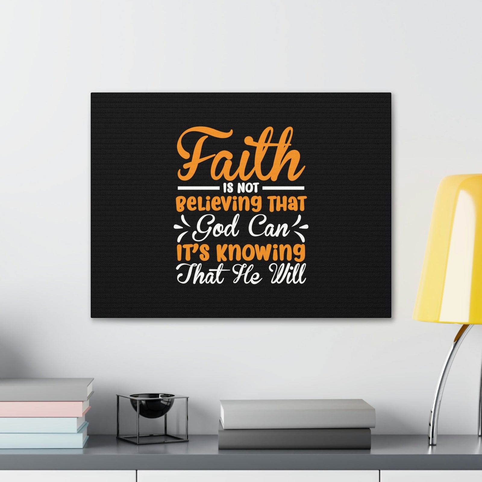Scripture Walls God Can It's Knowing That He Will Proverbs 3:5-6 Christian Wall Art Bible Verse Print Ready to Hang Unframed-Express Your Love Gifts
