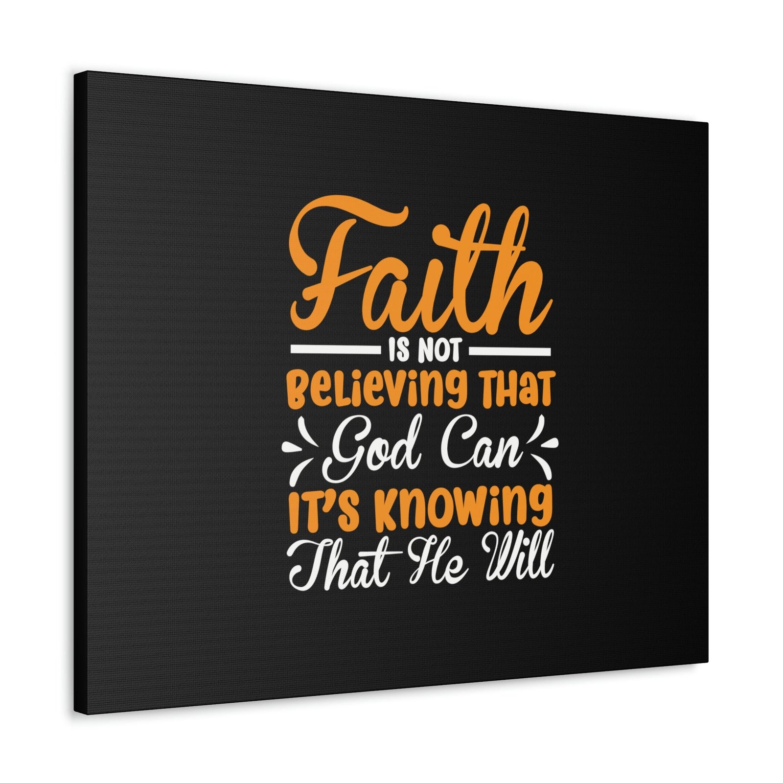 Scripture Walls God Can It's Knowing That He Will Proverbs 3:5-6 Christian Wall Art Bible Verse Print Ready to Hang Unframed-Express Your Love Gifts
