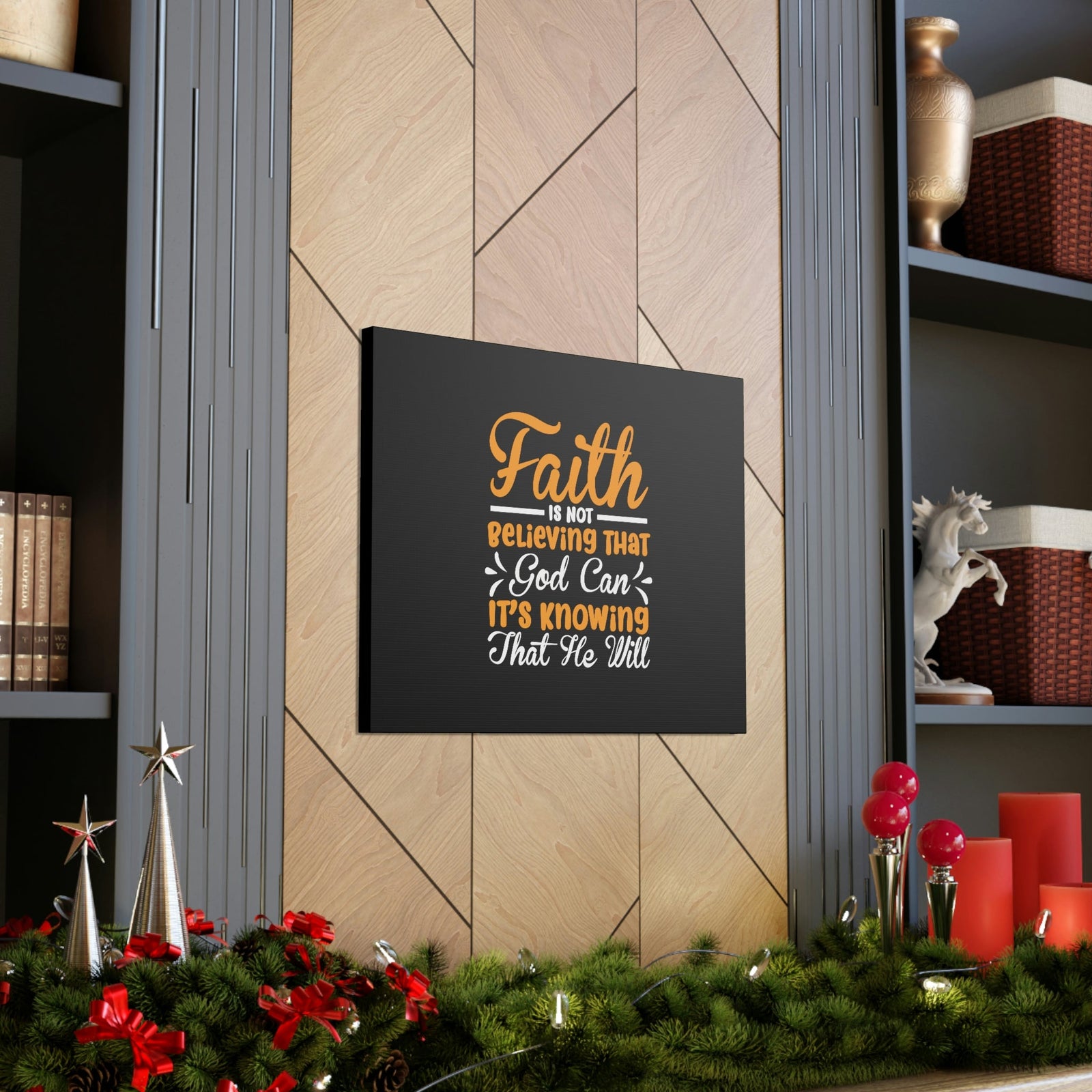 Scripture Walls God Can It's Knowing That He Will Proverbs 3:5-6 Christian Wall Art Bible Verse Print Ready to Hang Unframed-Express Your Love Gifts