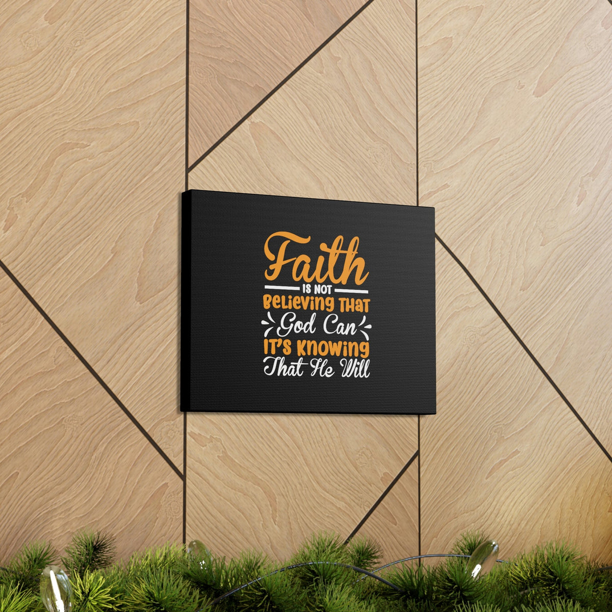 Scripture Walls God Can It's Knowing That He Will Proverbs 3:5-6 Christian Wall Art Bible Verse Print Ready to Hang Unframed-Express Your Love Gifts
