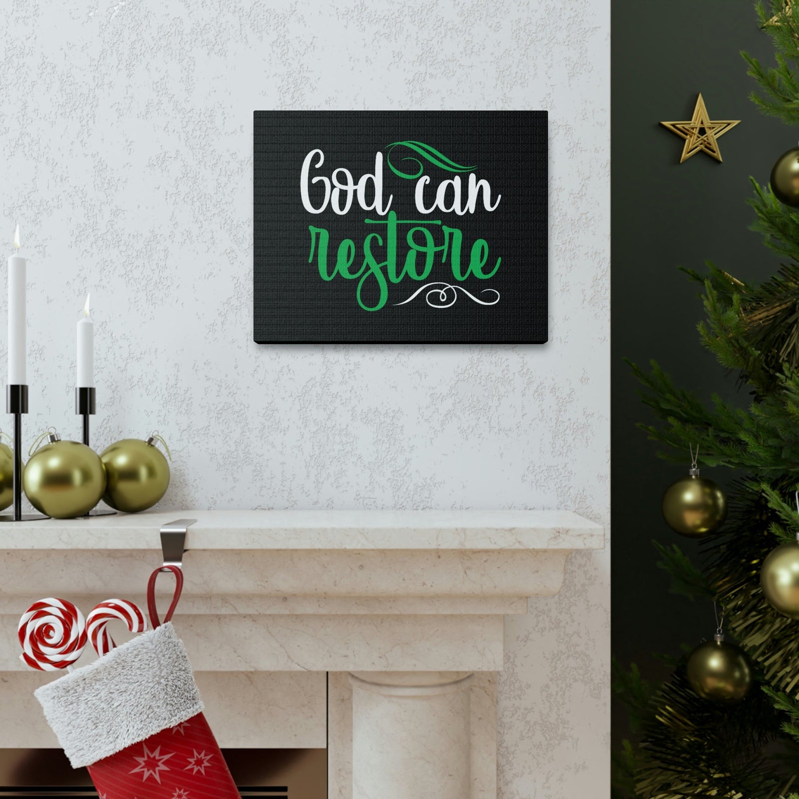Scripture Walls God Can Restore 1 Peter 5:10 Christian Wall Art Bible Verse Print Ready to Hang Unframed-Express Your Love Gifts