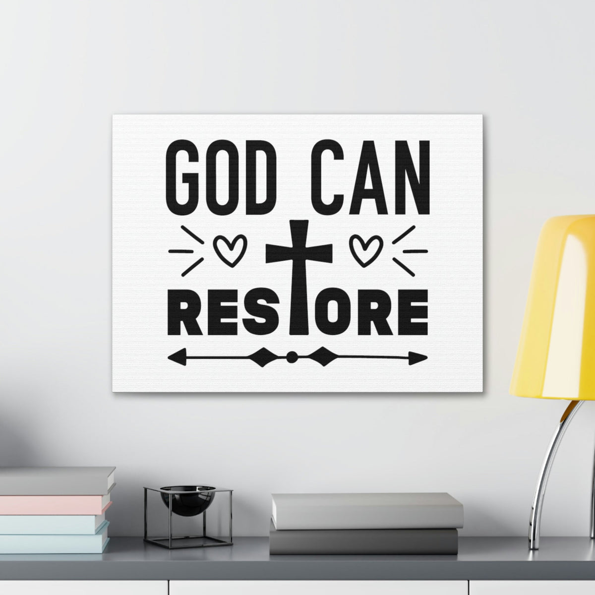Scripture Walls God Can Restore 2 Corinthians 5:17 Christian Wall Art Bible Verse Print Ready to Hang Unframed-Express Your Love Gifts