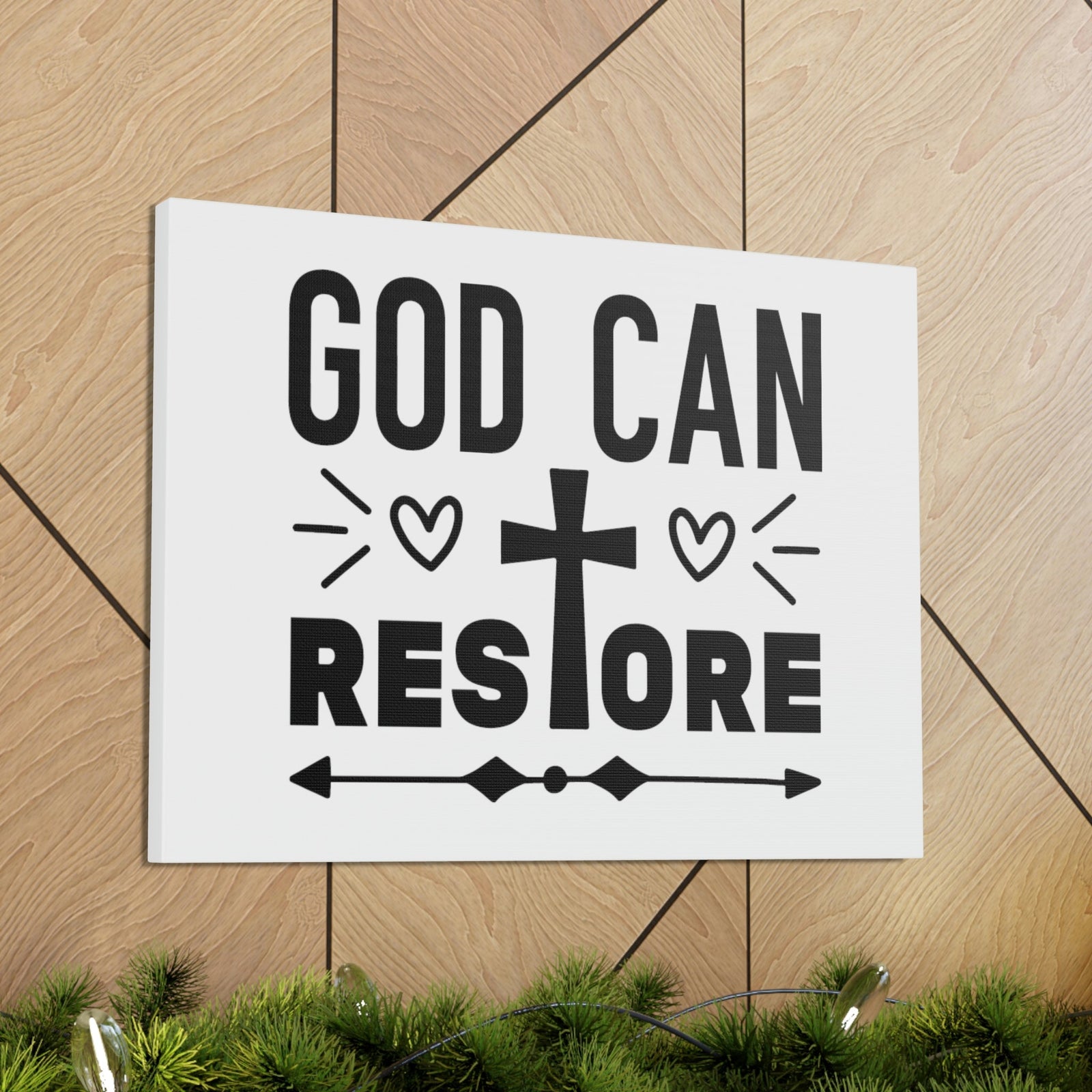 Scripture Walls God Can Restore 2 Corinthians 5:17 Christian Wall Art Bible Verse Print Ready to Hang Unframed-Express Your Love Gifts