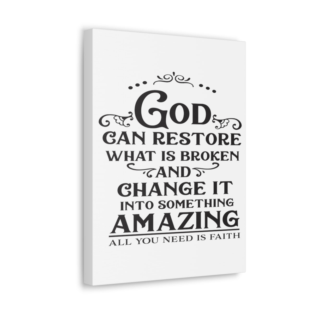 Scripture Walls God Can Restore Hosea 6:1 Christian Wall Art Print Ready to Hang Unframed-Express Your Love Gifts