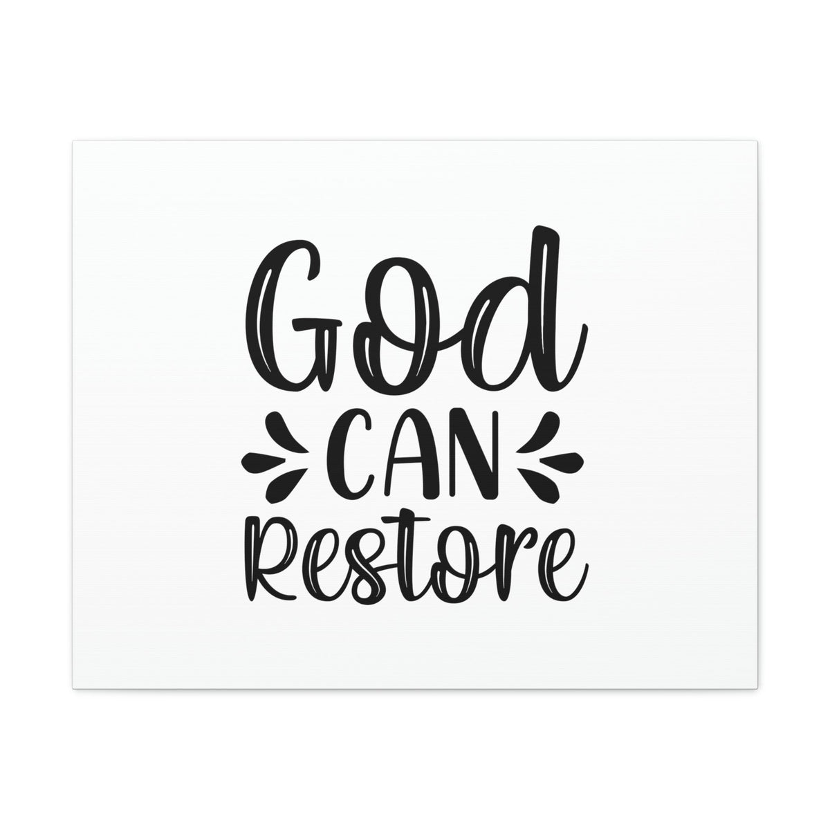 Scripture Walls God Can Restore Psalm 23:3 Christian Wall Art Bible Verse Print Ready to Hang Unframed-Express Your Love Gifts