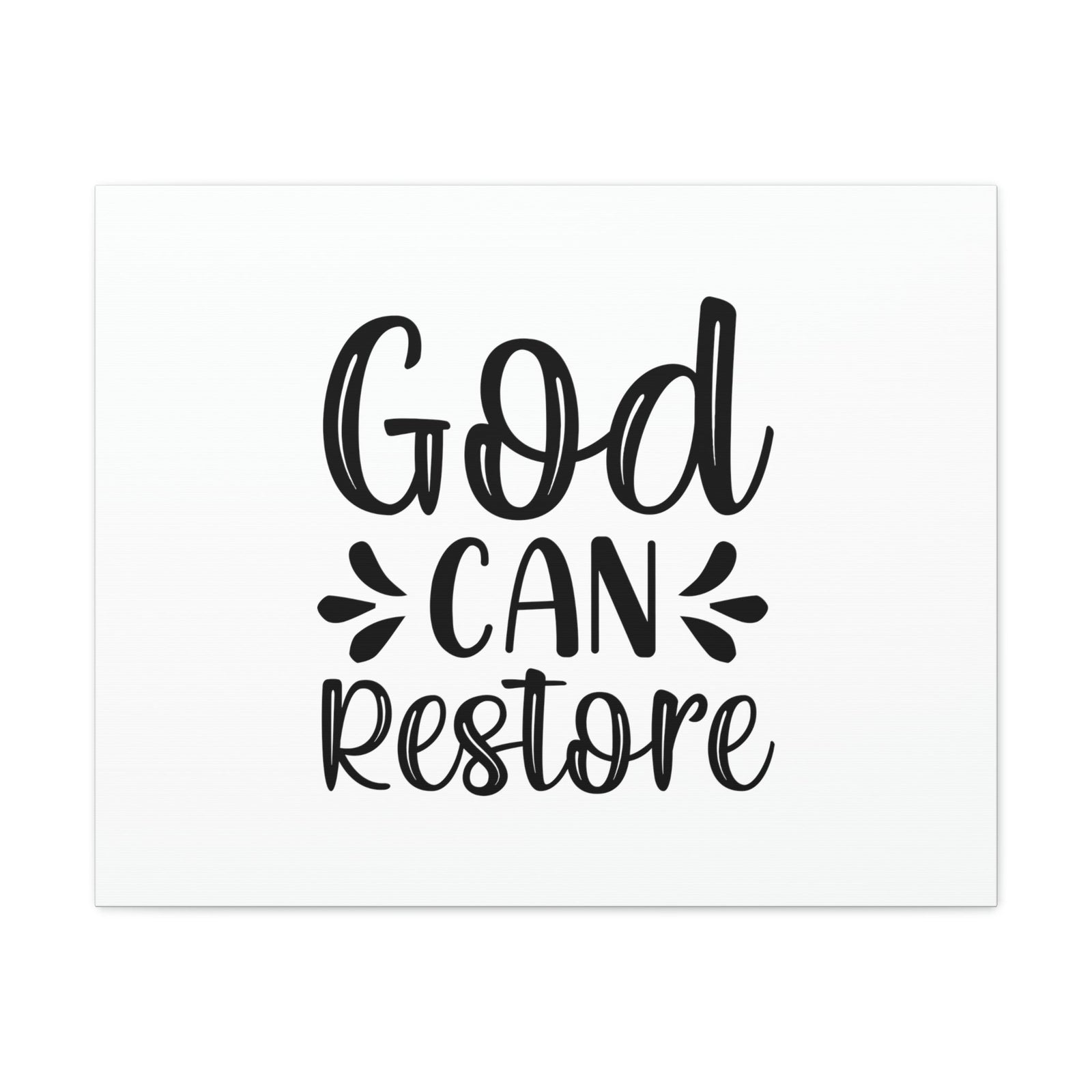 Scripture Walls God Can Restore Psalm 23:3 Christian Wall Art Bible Verse Print Ready to Hang Unframed-Express Your Love Gifts